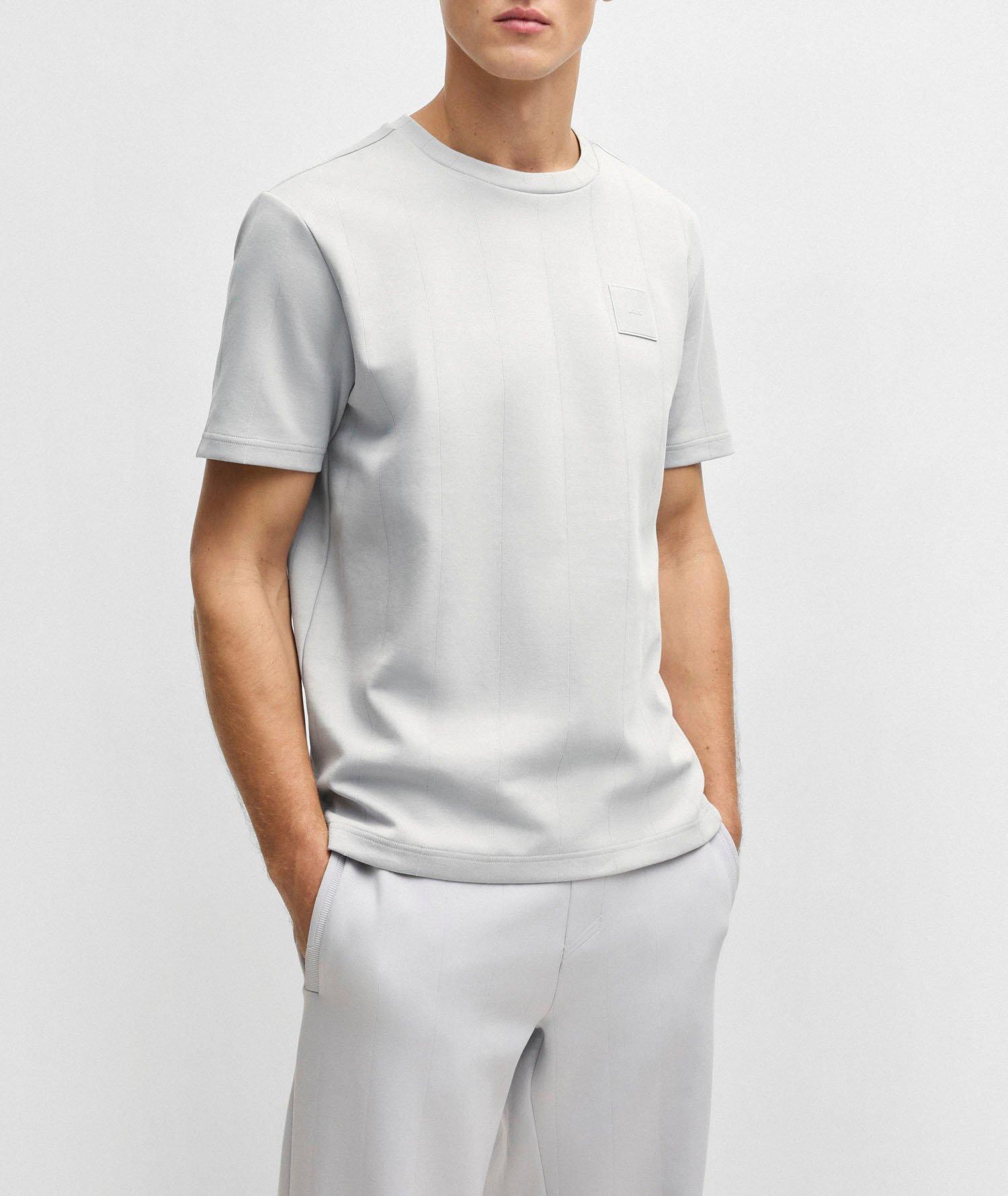 Drop-Needle Stretch-Cotton T-Shirt image 1