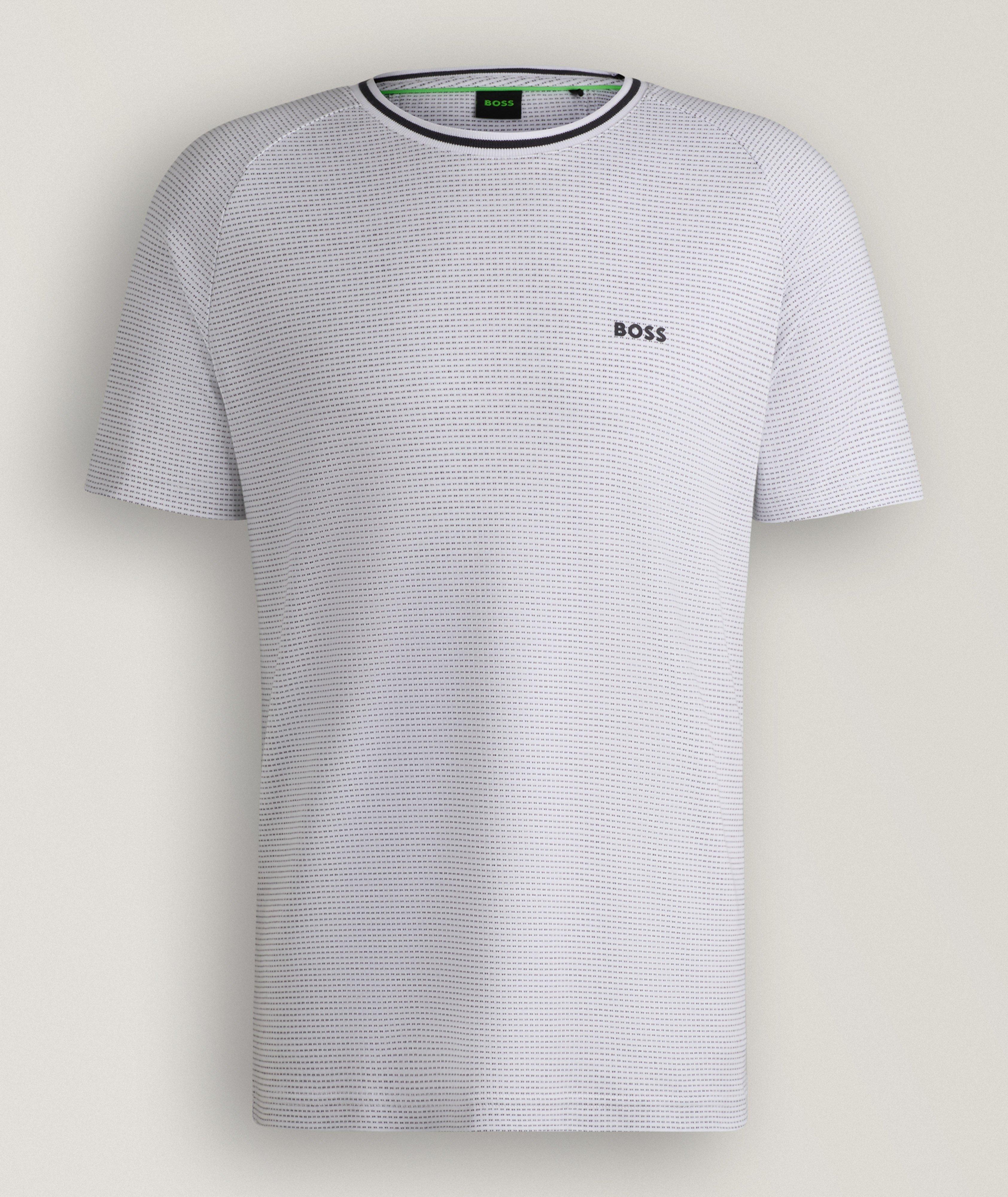 Jacquard Cotton Logo T-Shirt image 0