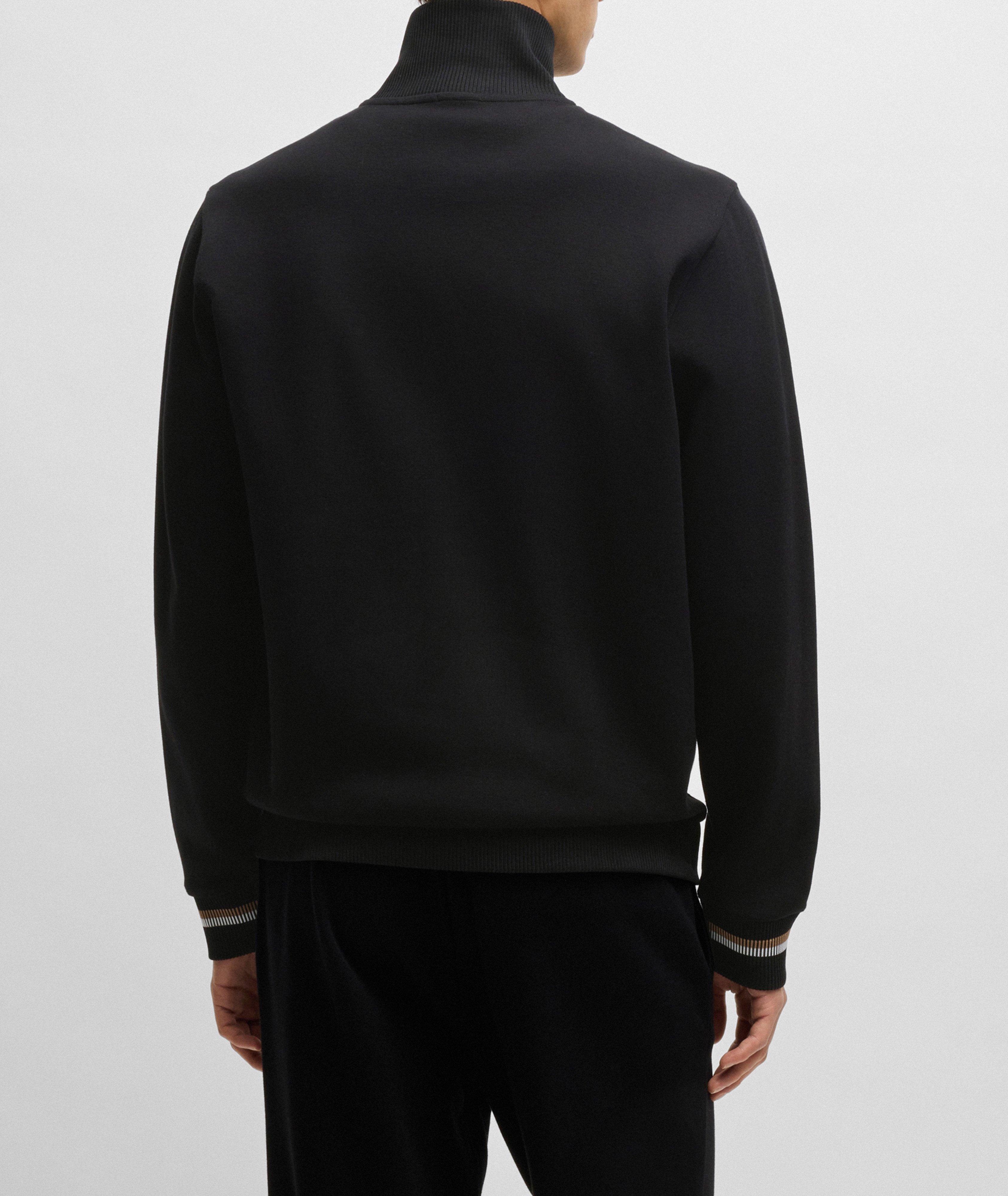 C-Siza Mercerized-Cotton Stripe Sweatshirt image 2