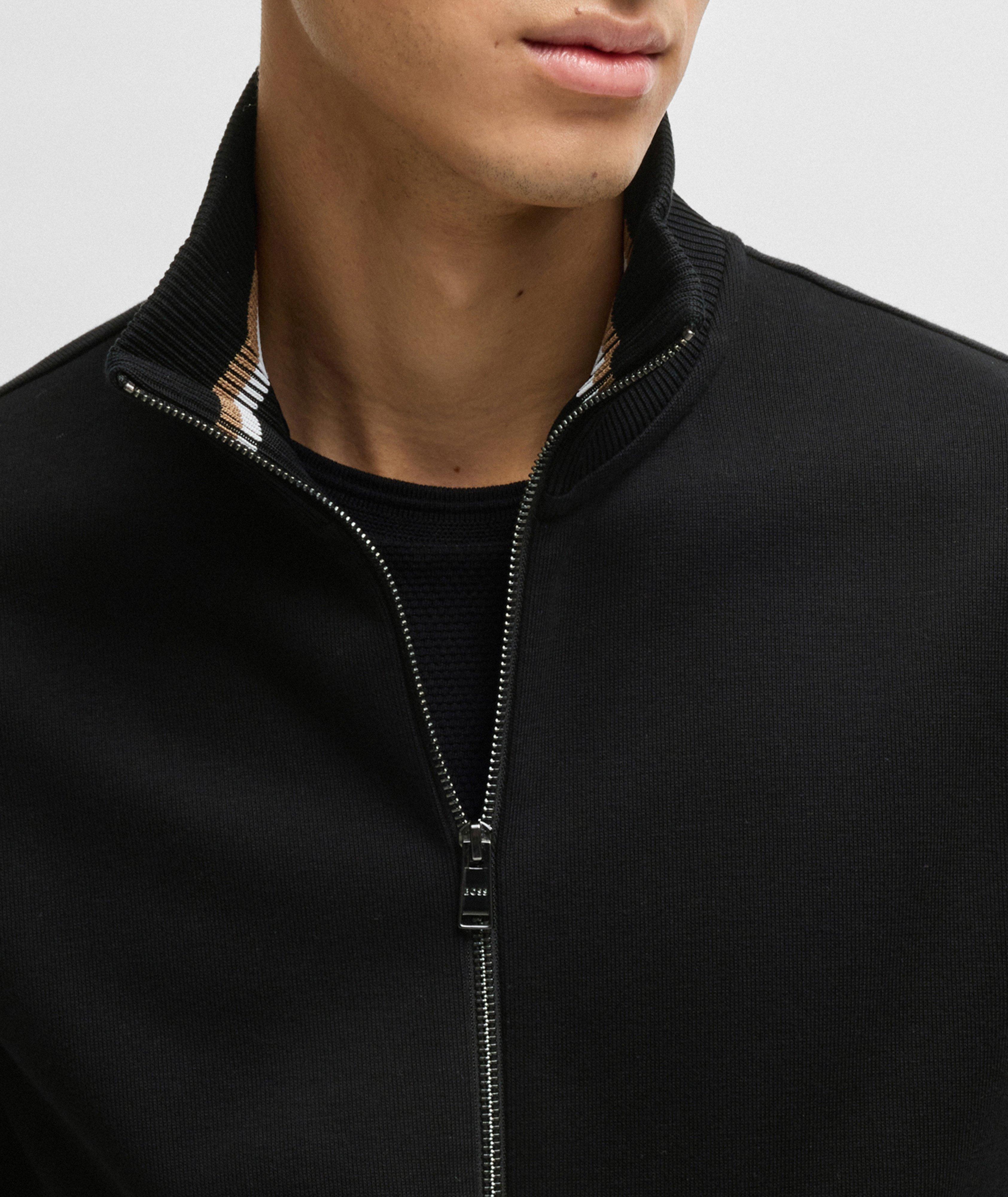 C-Siza Mercerized-Cotton Stripe Sweatshirt image 3