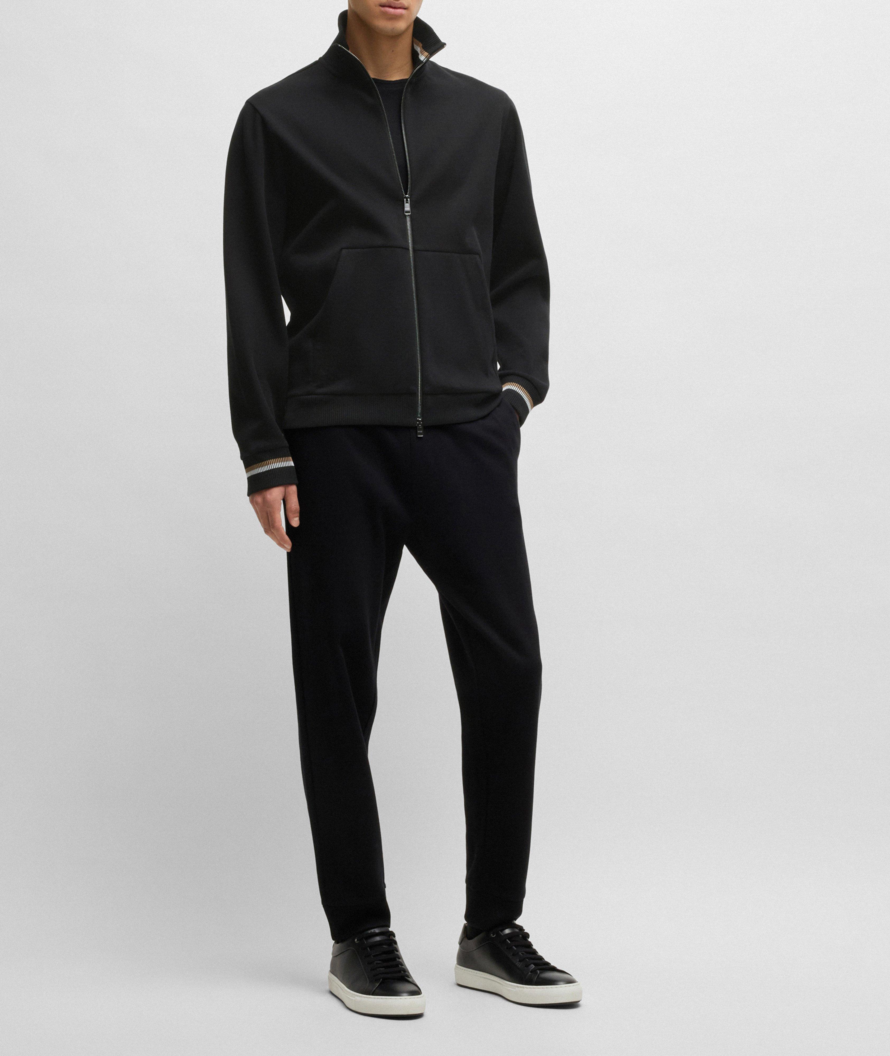C-Siza Mercerized-Cotton Stripe Sweatshirt image 4