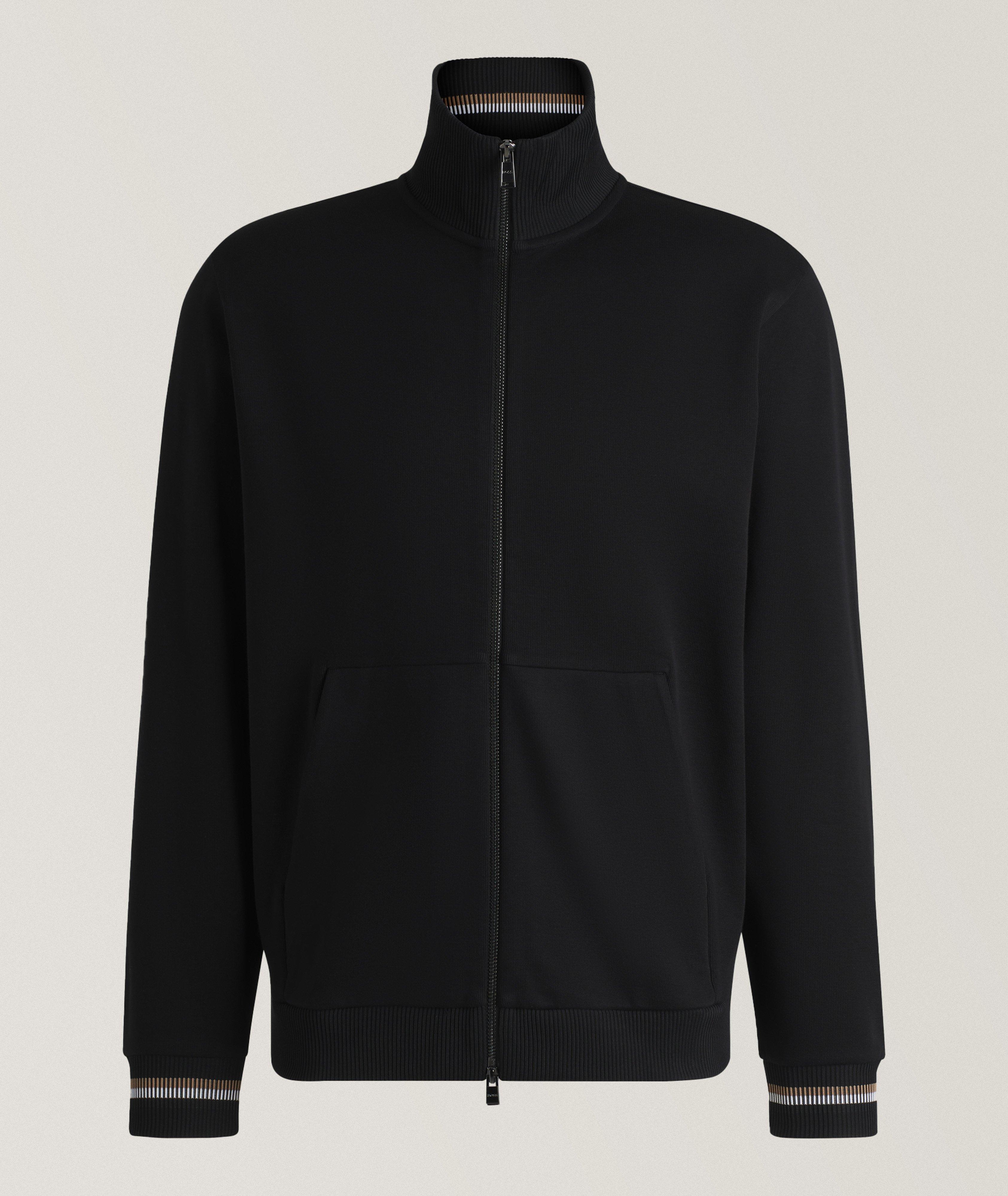 C-Siza Mercerized-Cotton Stripe Sweatshirt image 0