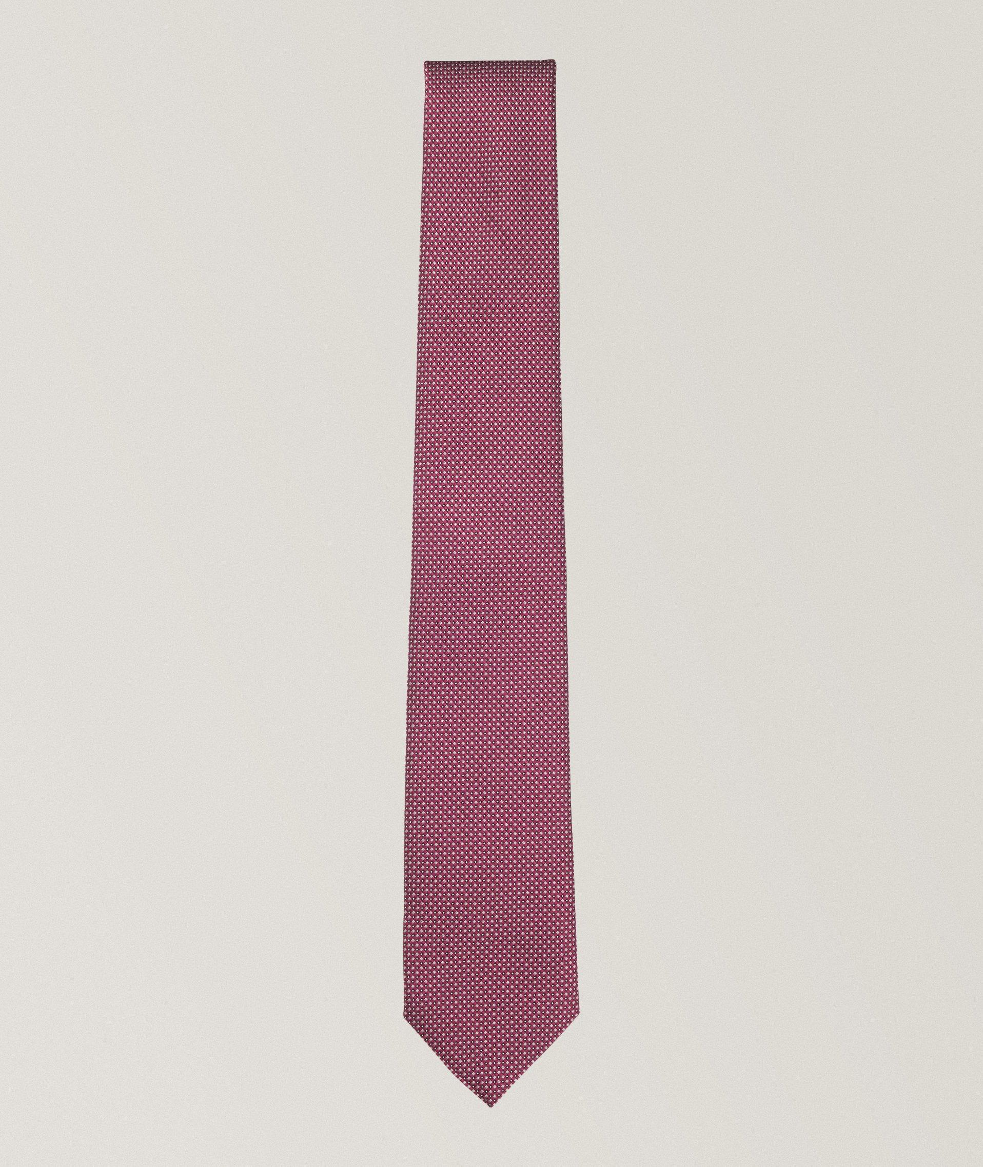 Jacquard Silk-Blend Tie image 0