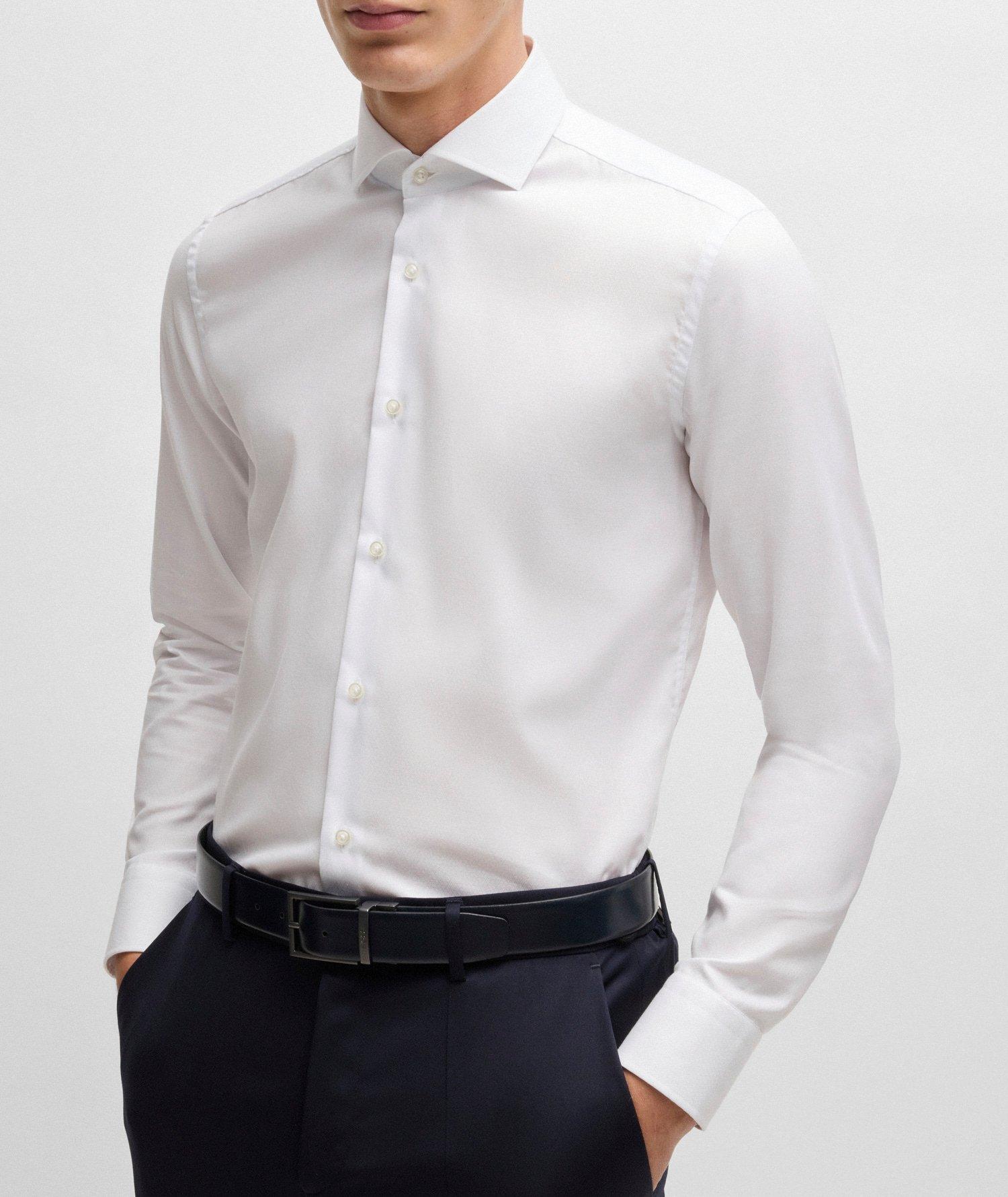 Hank Structured Cotton Dress Shirt  image 4
