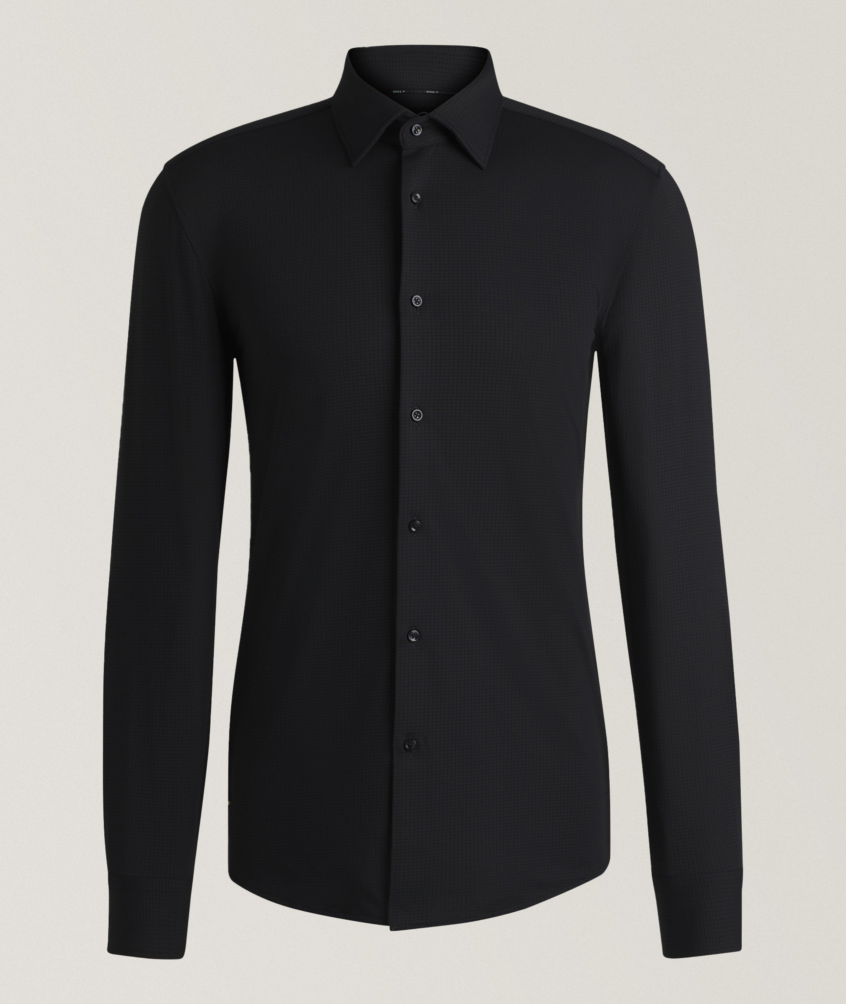 Hank Textured Jersey Dress Shirt image 0