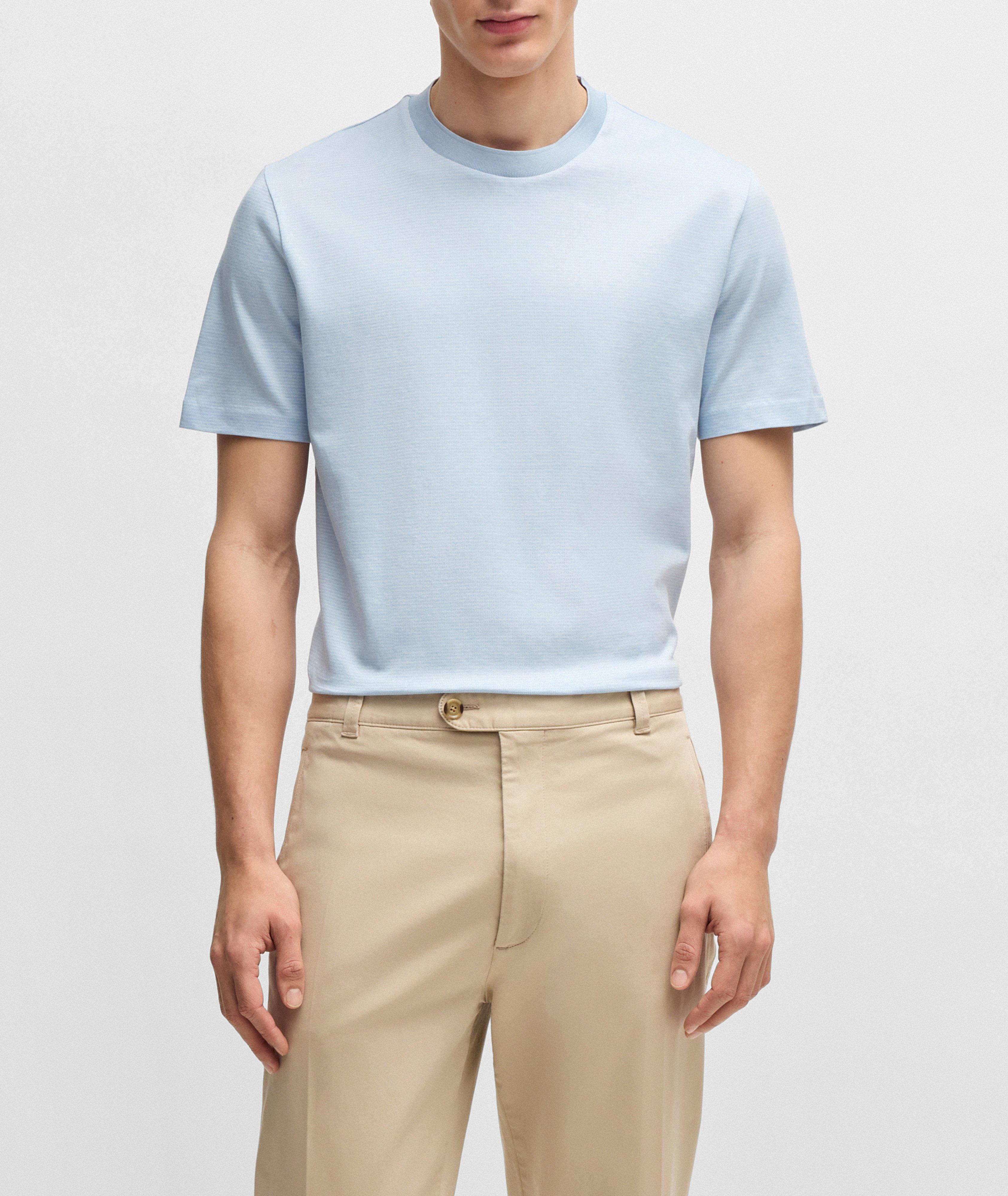 Thompson Mercerized Cotton Crewneck T-Shirt  image 1