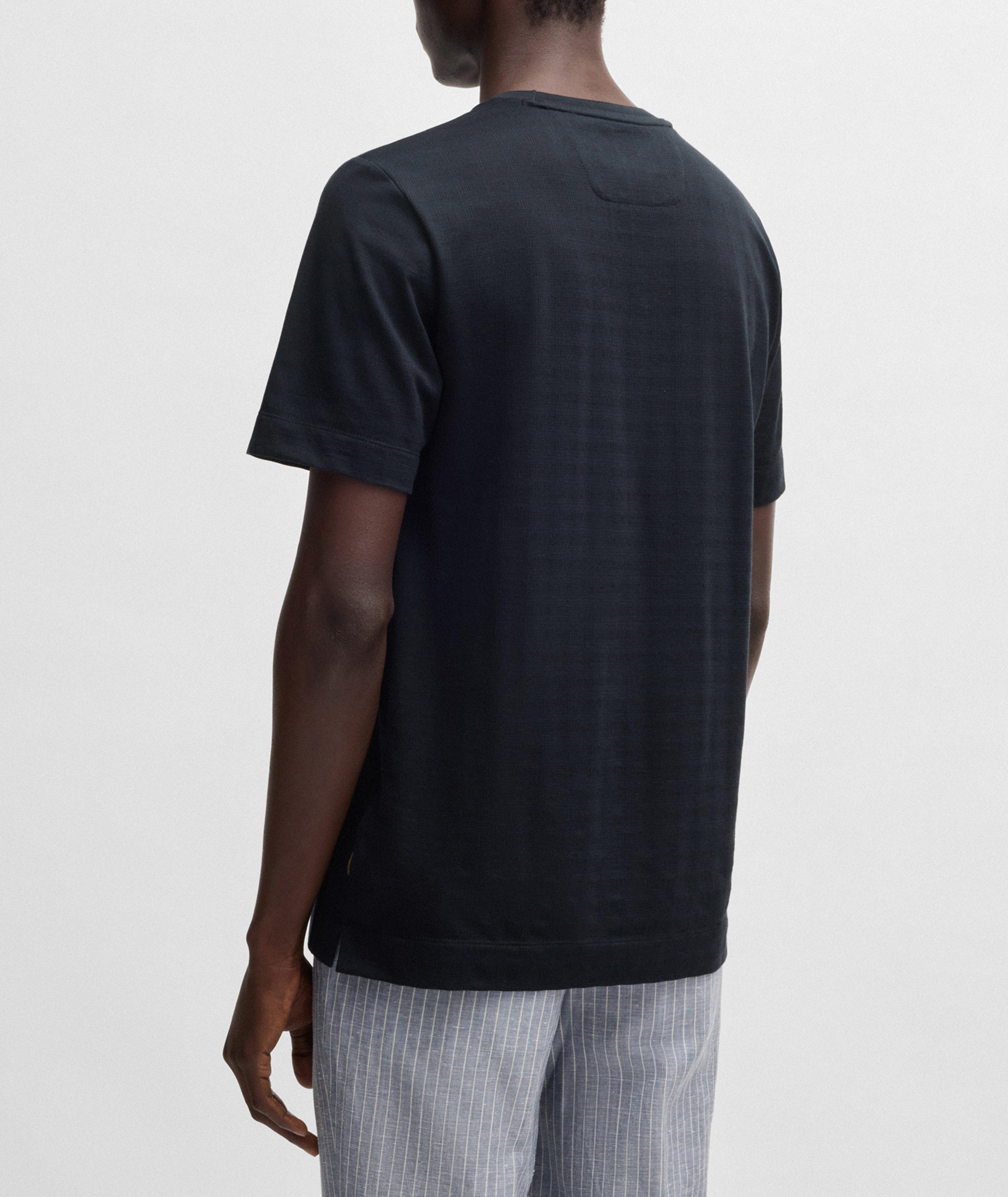 Tesar Cotton-Silk Jacquard T-Shirt  image 2