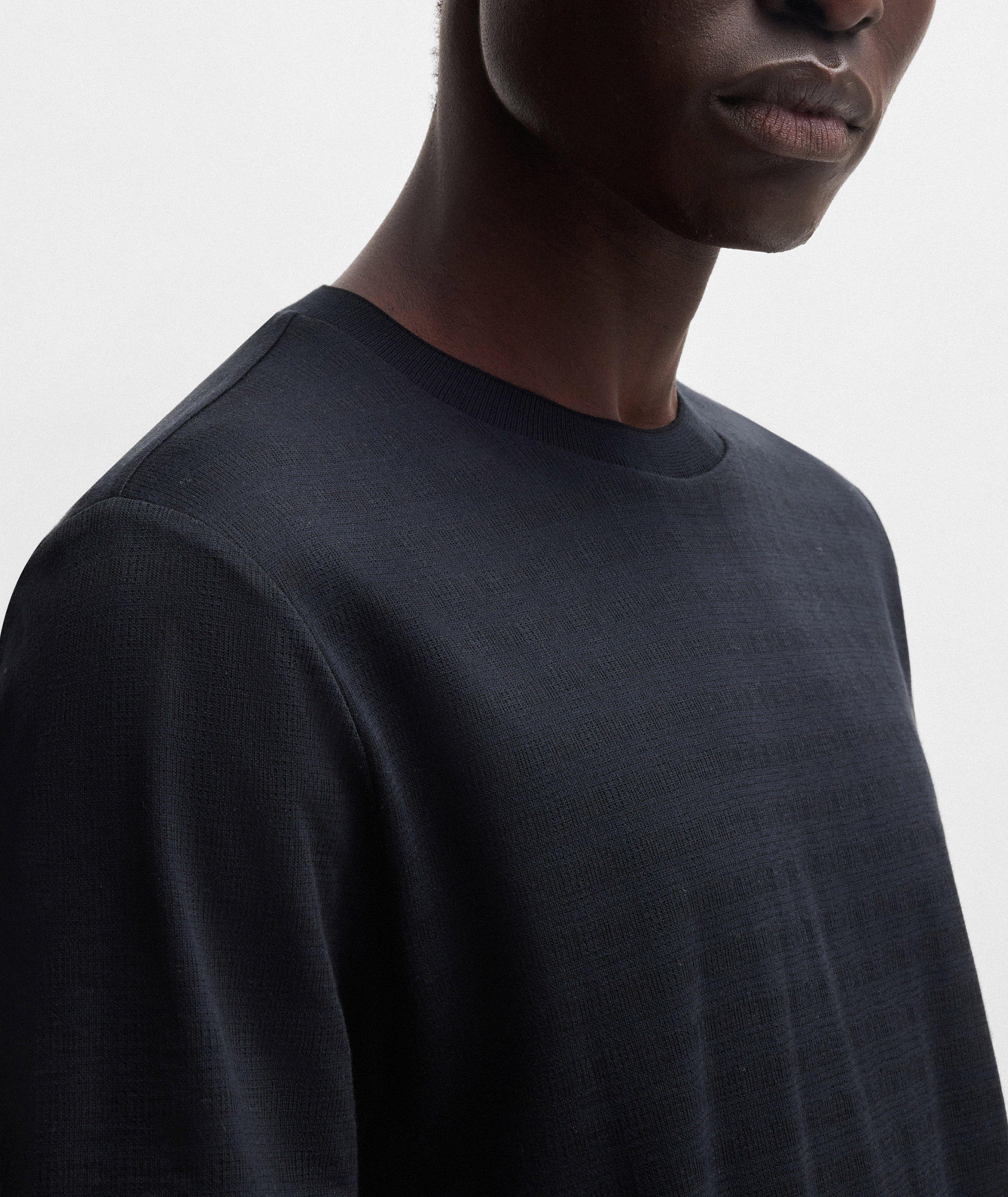 Tesar Cotton-Silk Jacquard T-Shirt  image 3