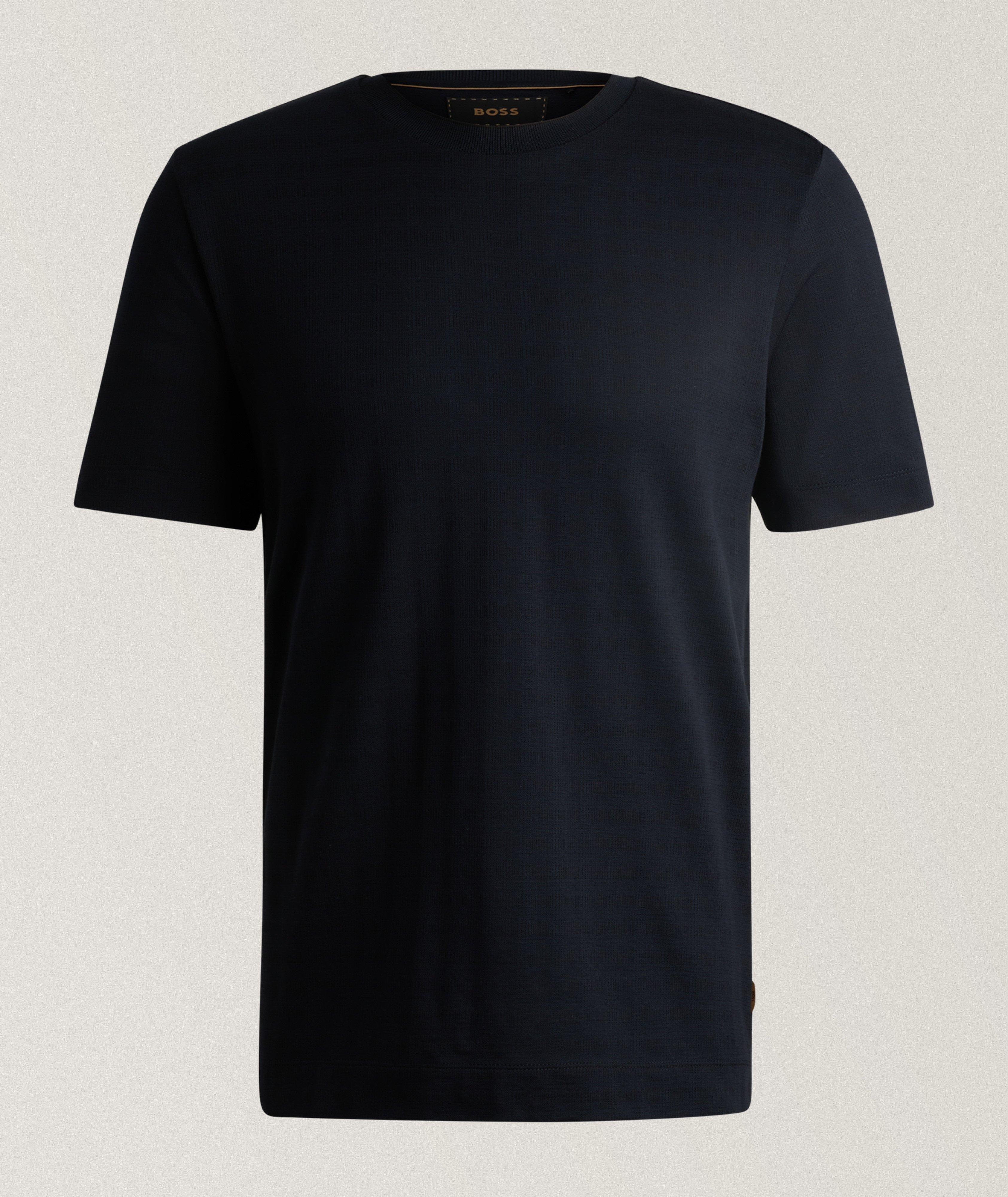 Tesar Cotton-Silk Jacquard T-Shirt  image 0