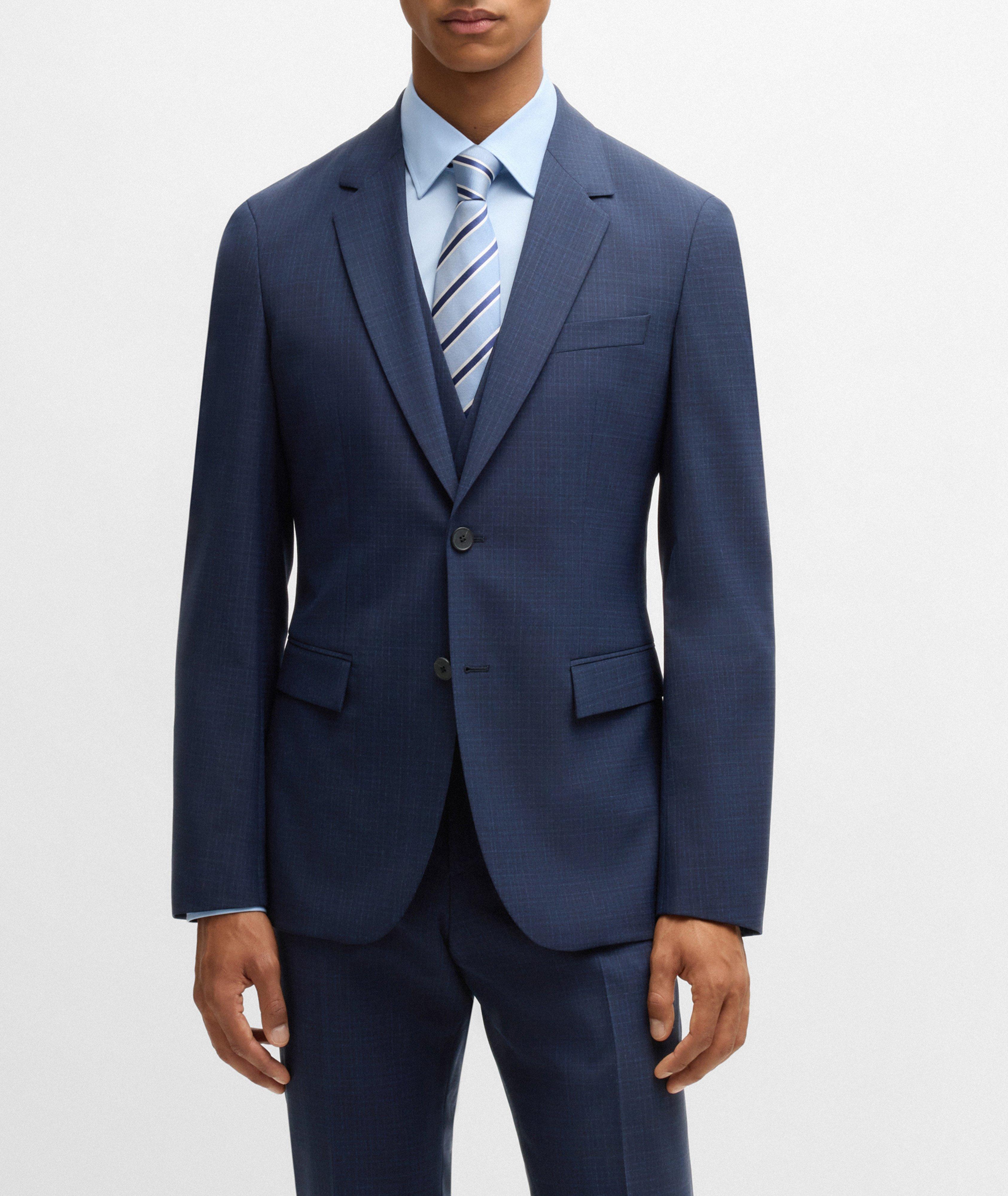 Hutson Check Wool-Blend Suit  image 1