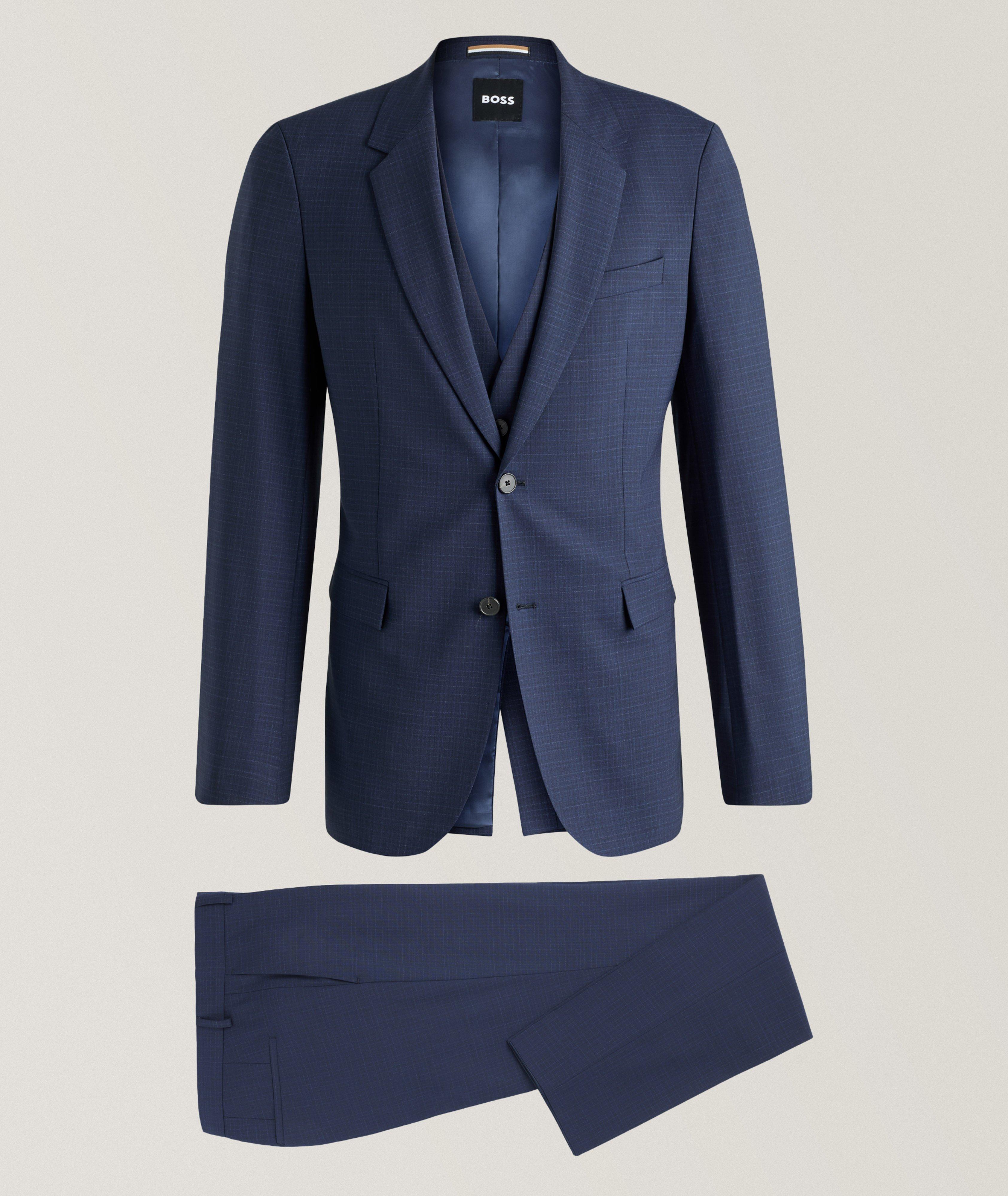 Hutson Check Wool-Blend Suit  image 0