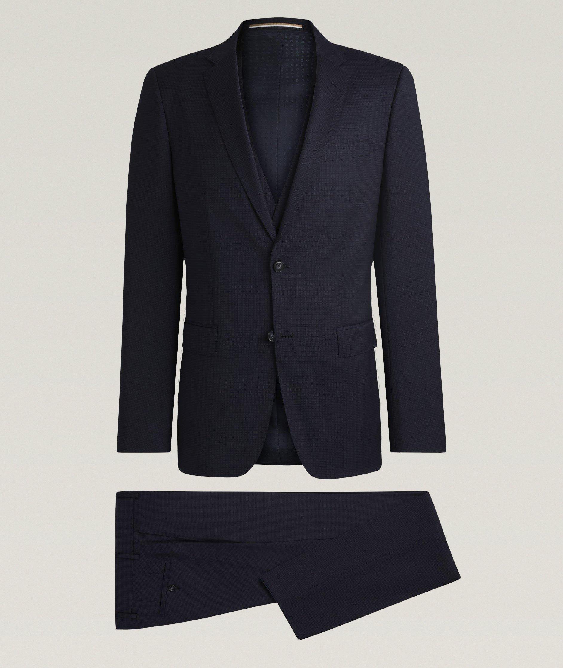 BOSS Hutson Stretch-Virgin Wool Suit