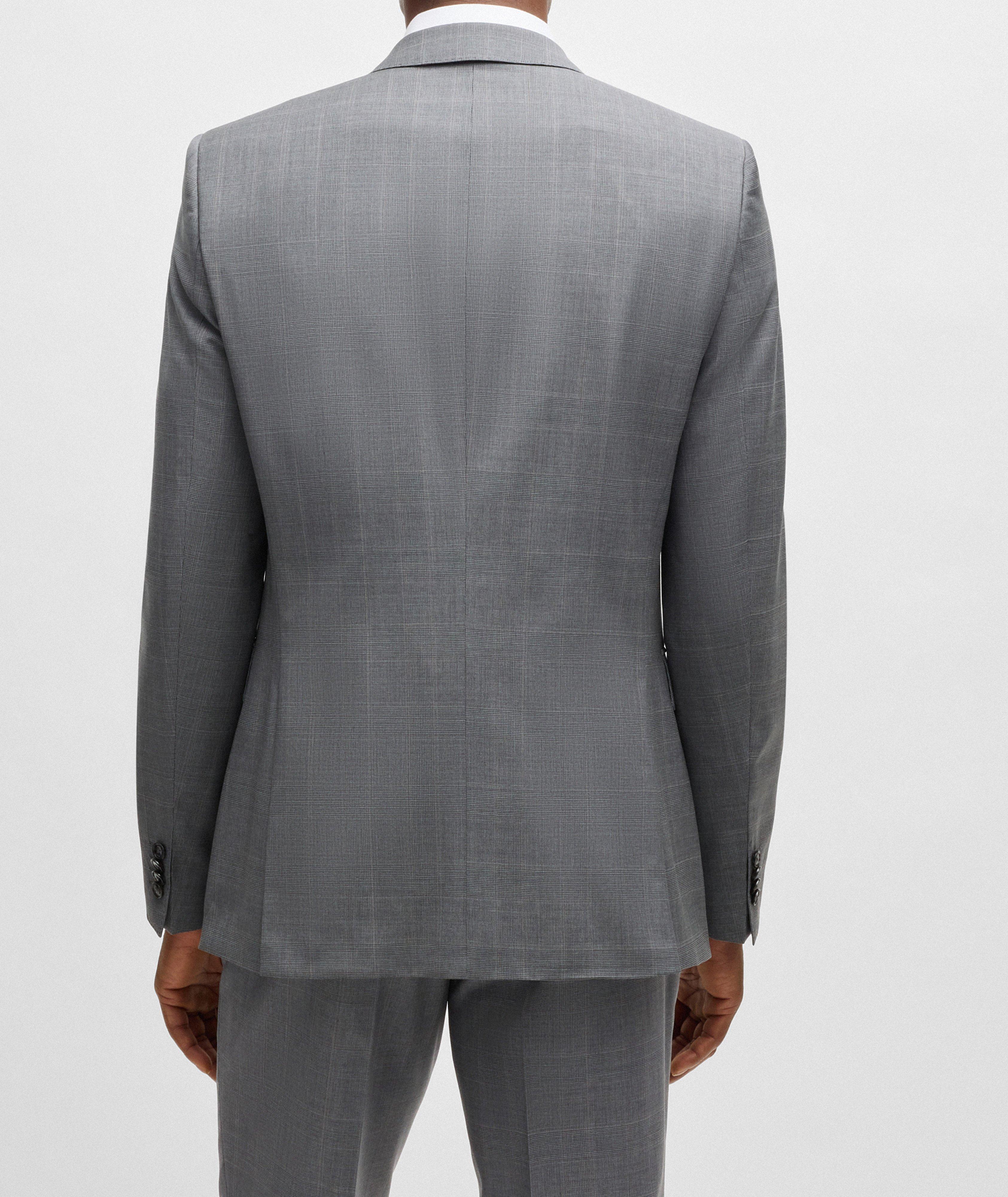 Slim-Fit Checked Virgin Wool Suit image 2