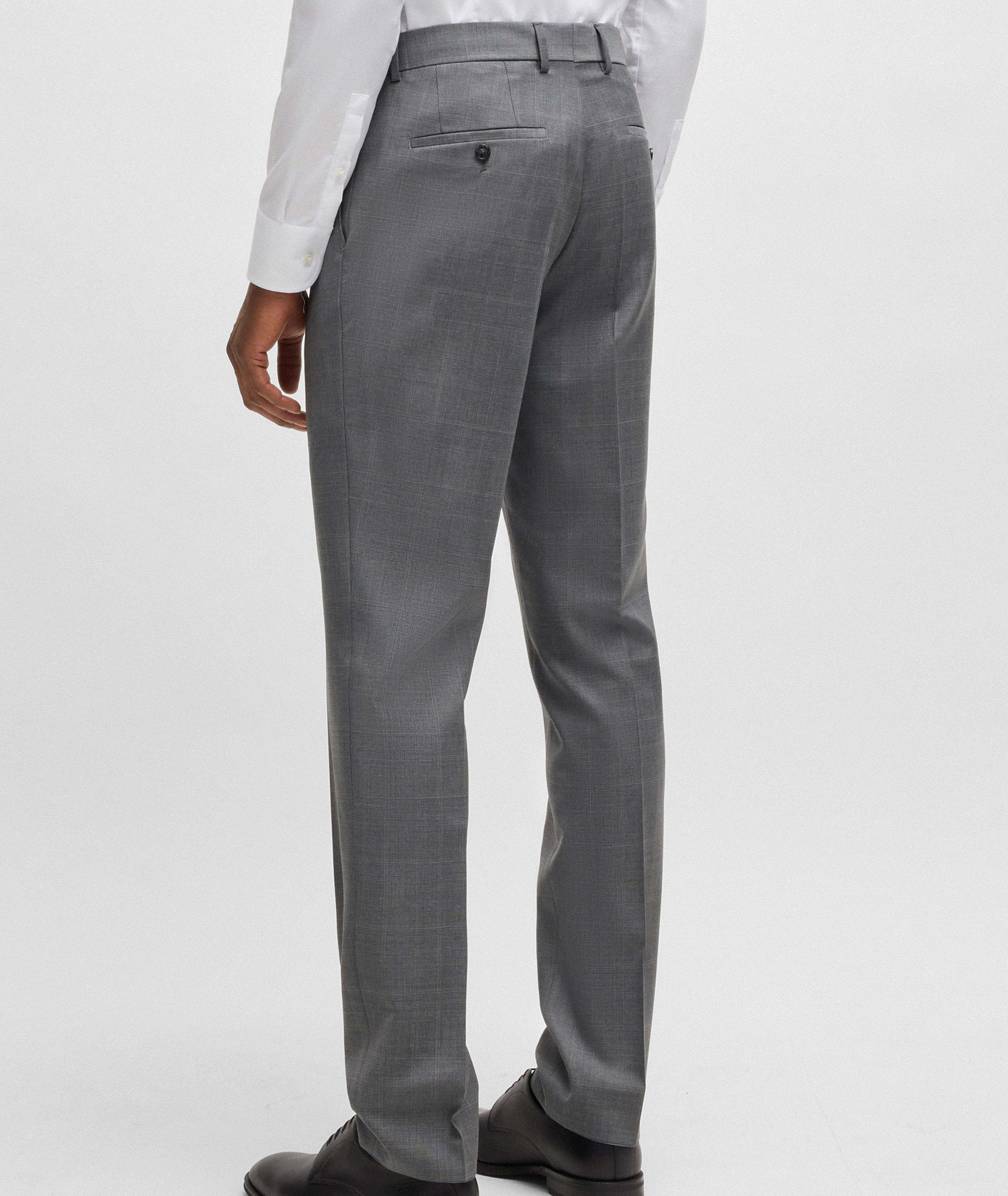 Slim-Fit Checked Virgin Wool Suit image 5