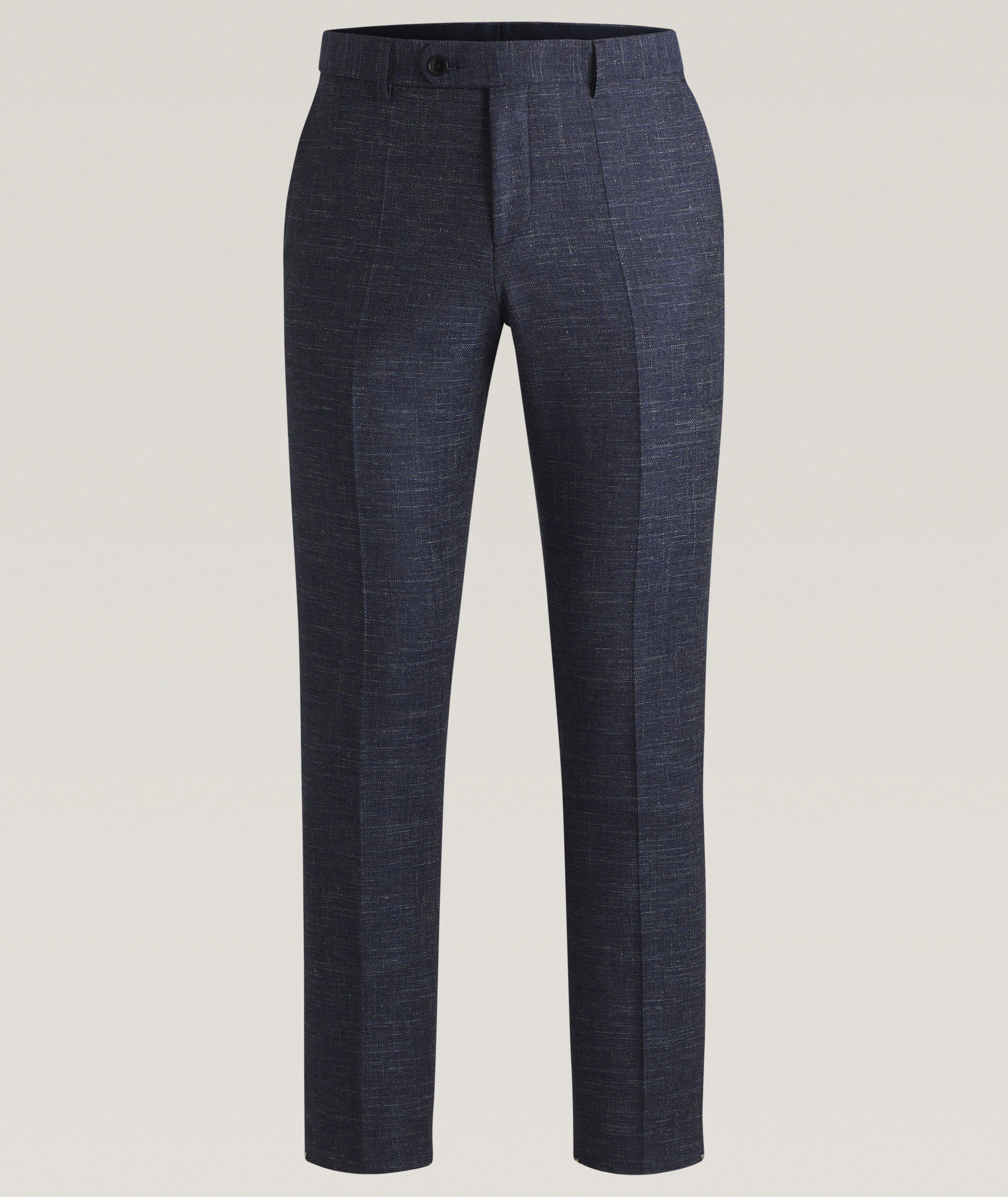 BOSS Genius Wool-Blend Dress Pants