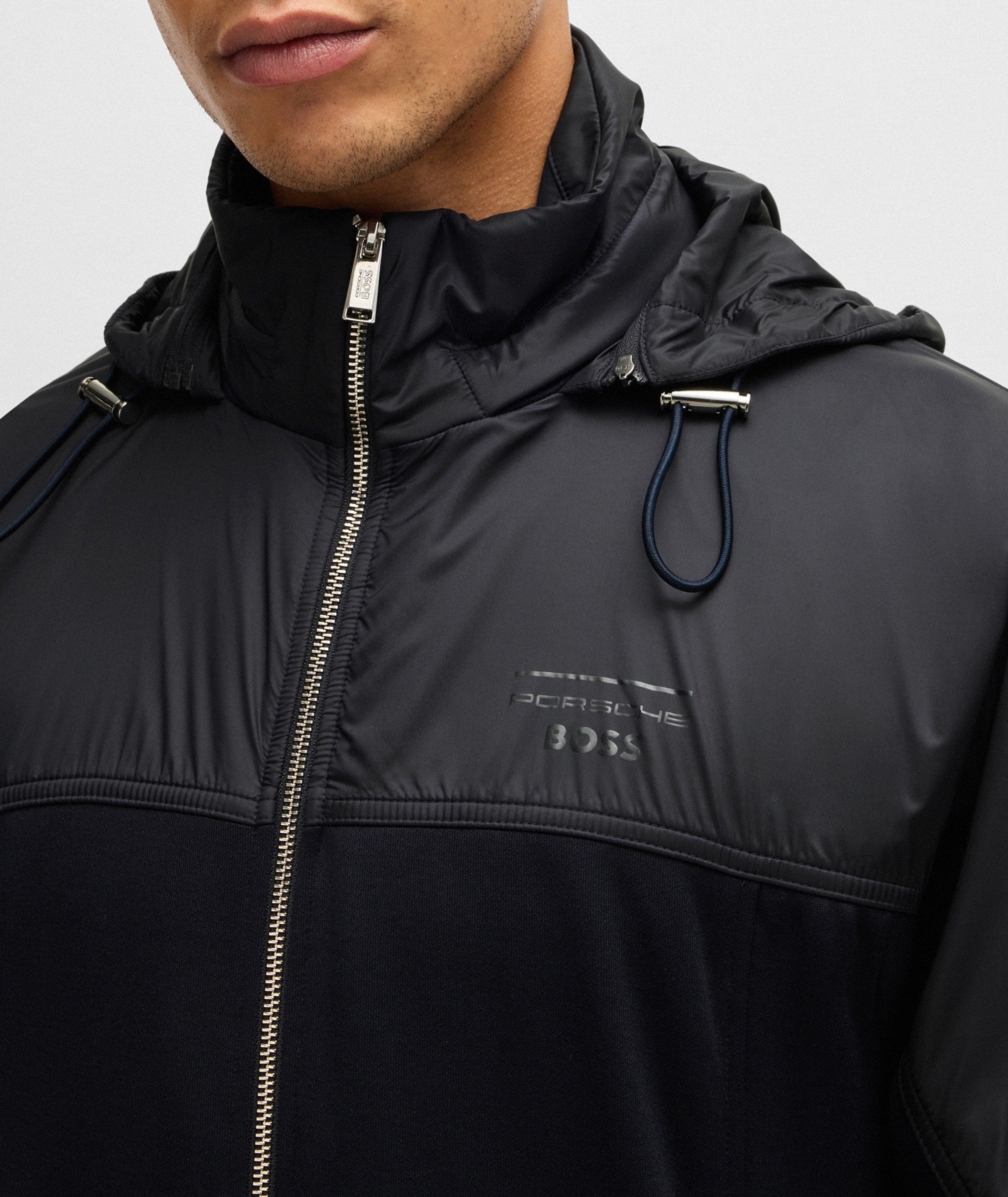 X Porsche Cotton-Blend Hooded Sweater  image 3