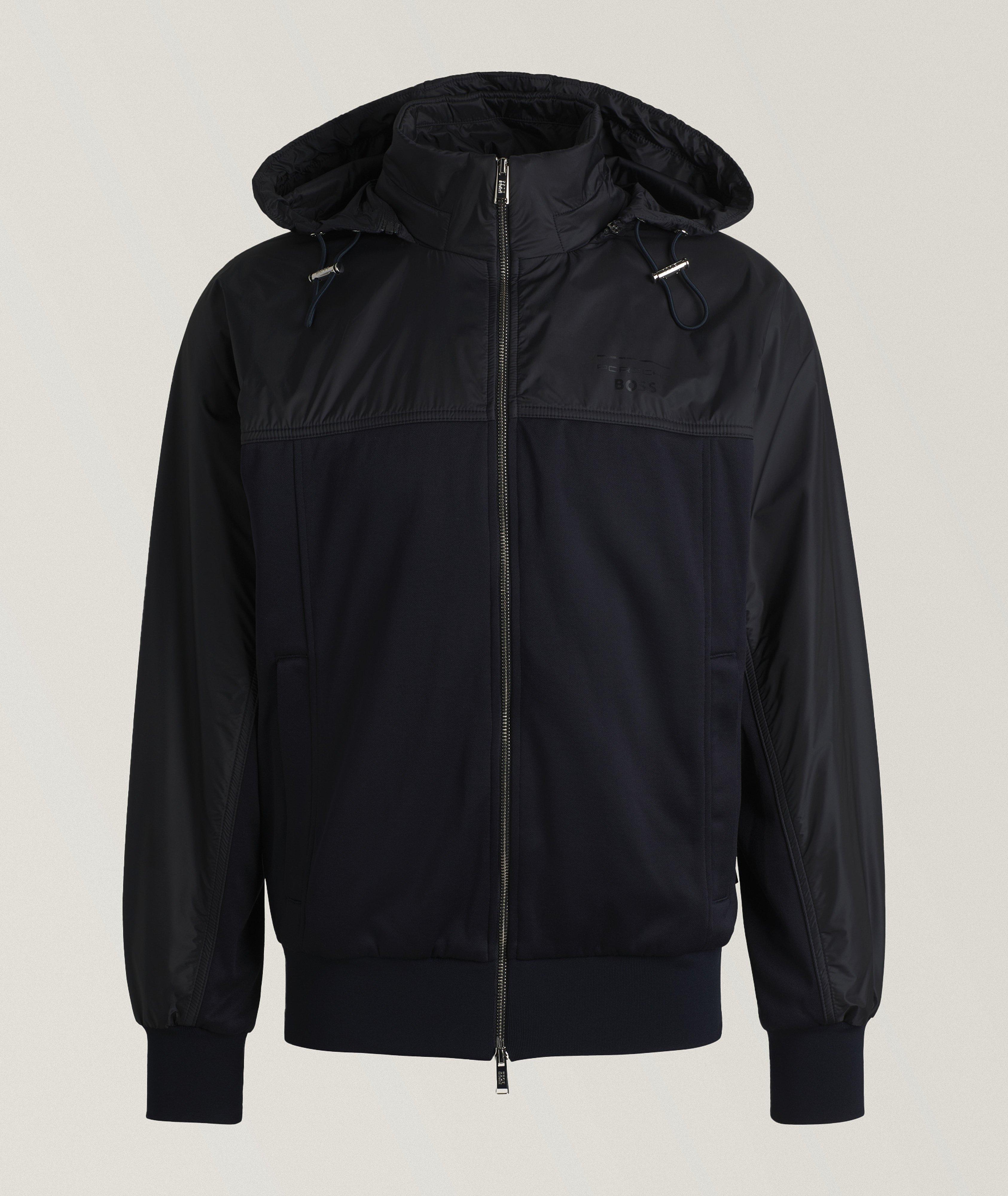 X Porsche Cotton-Blend Hooded Sweater  image 0