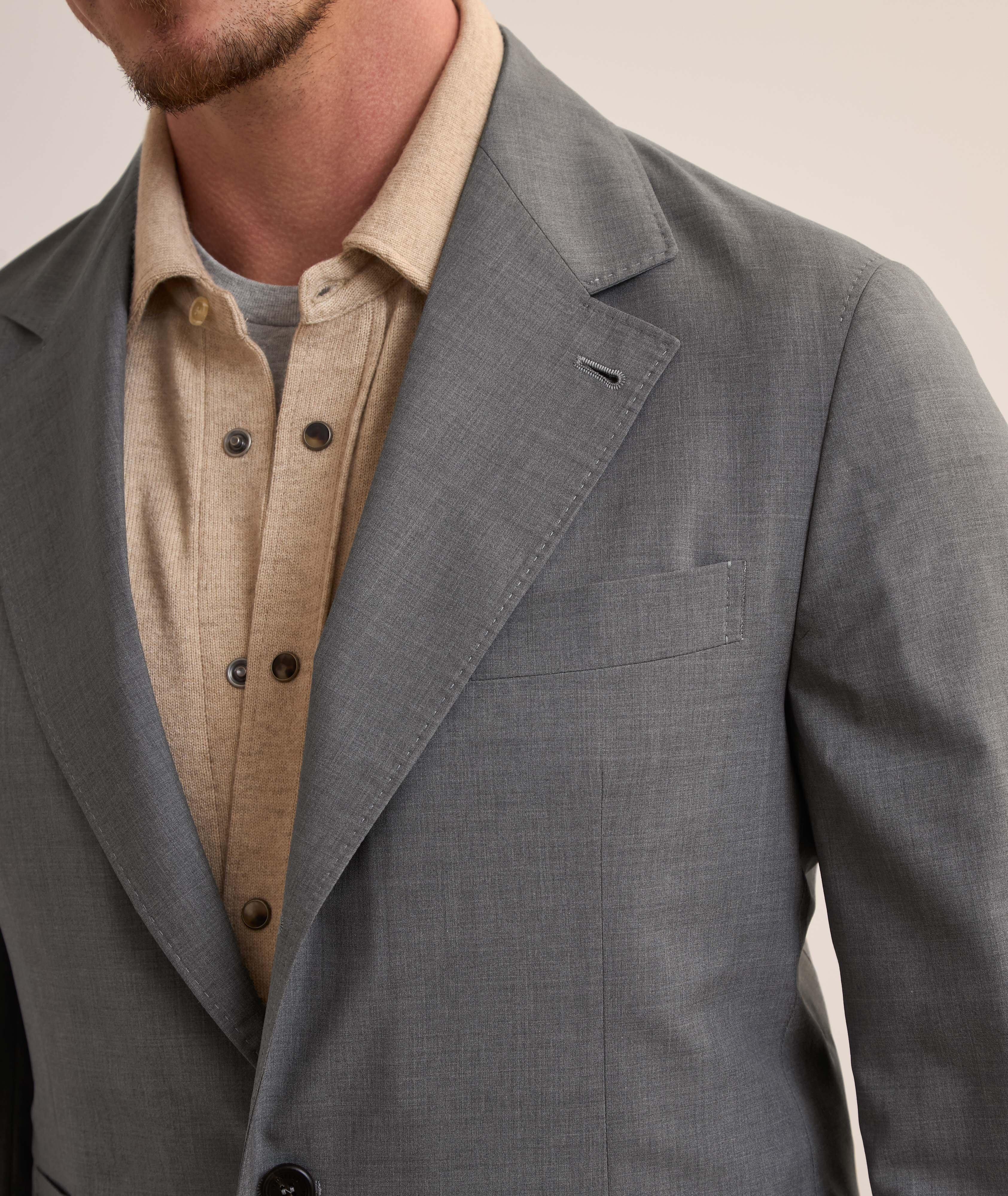 Virgin Wool-Silk Sport Jacket image 2