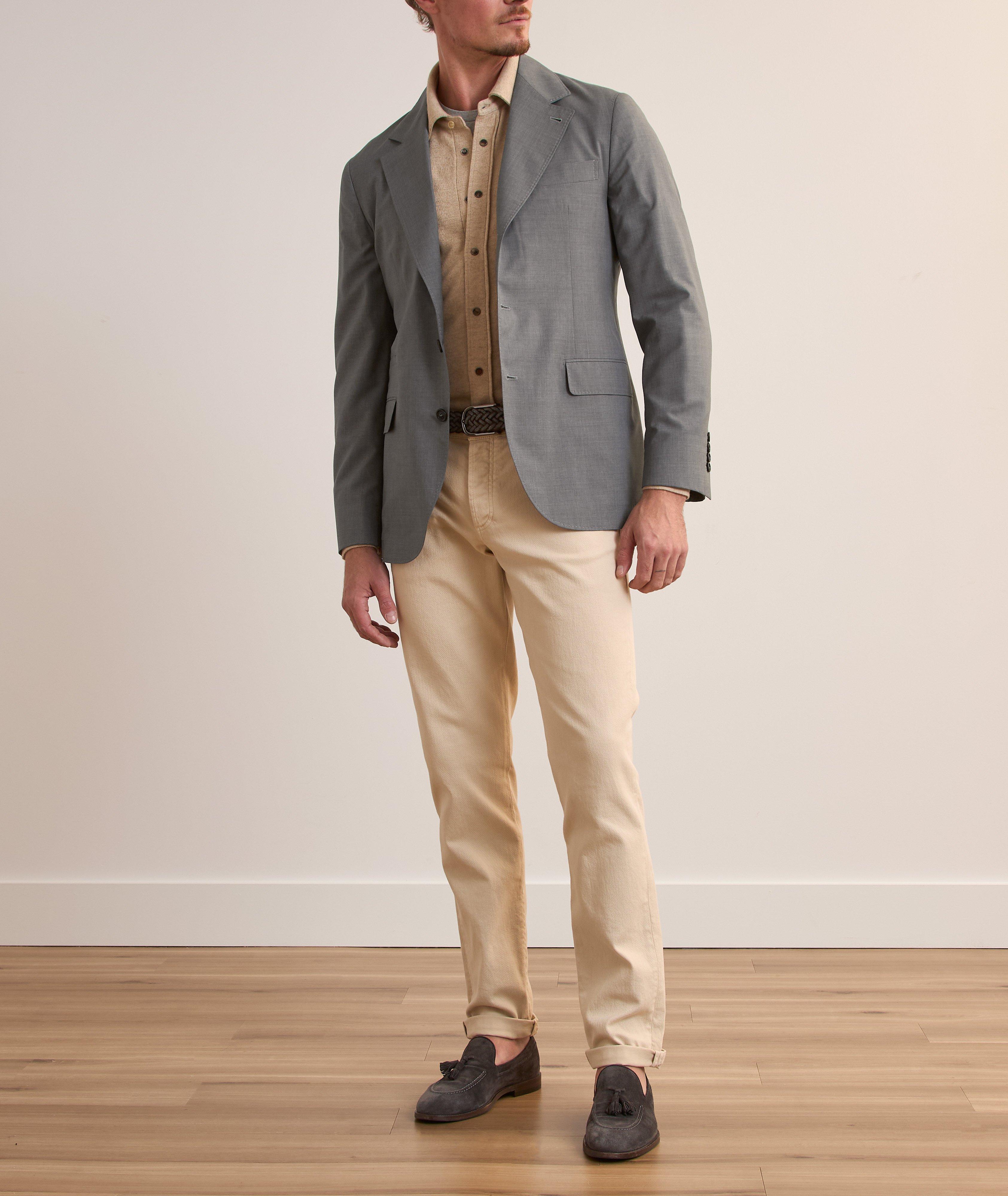 Virgin Wool-Silk Sport Jacket image 3
