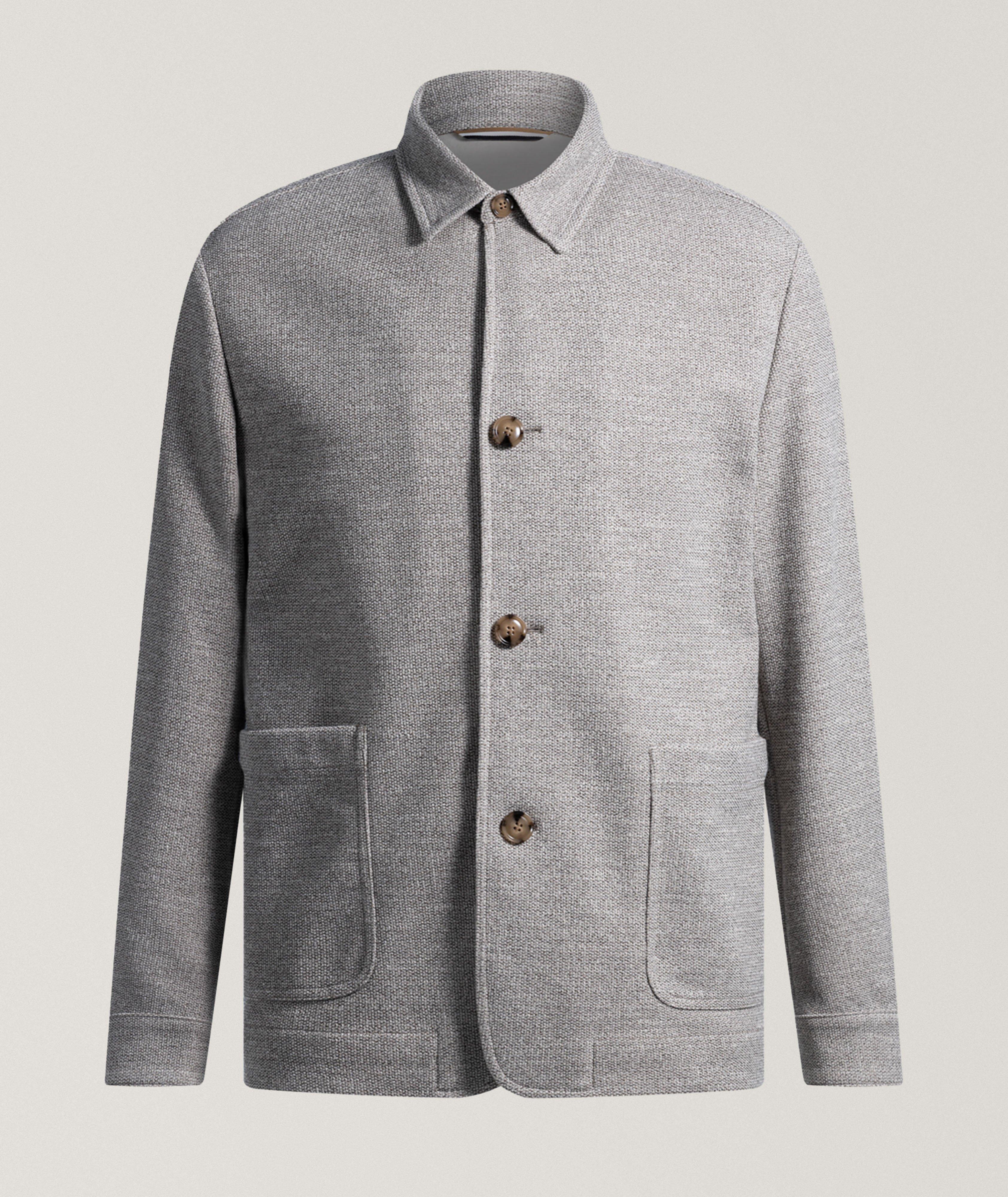 BOSS Carper Cotton-Blend Overshirt 