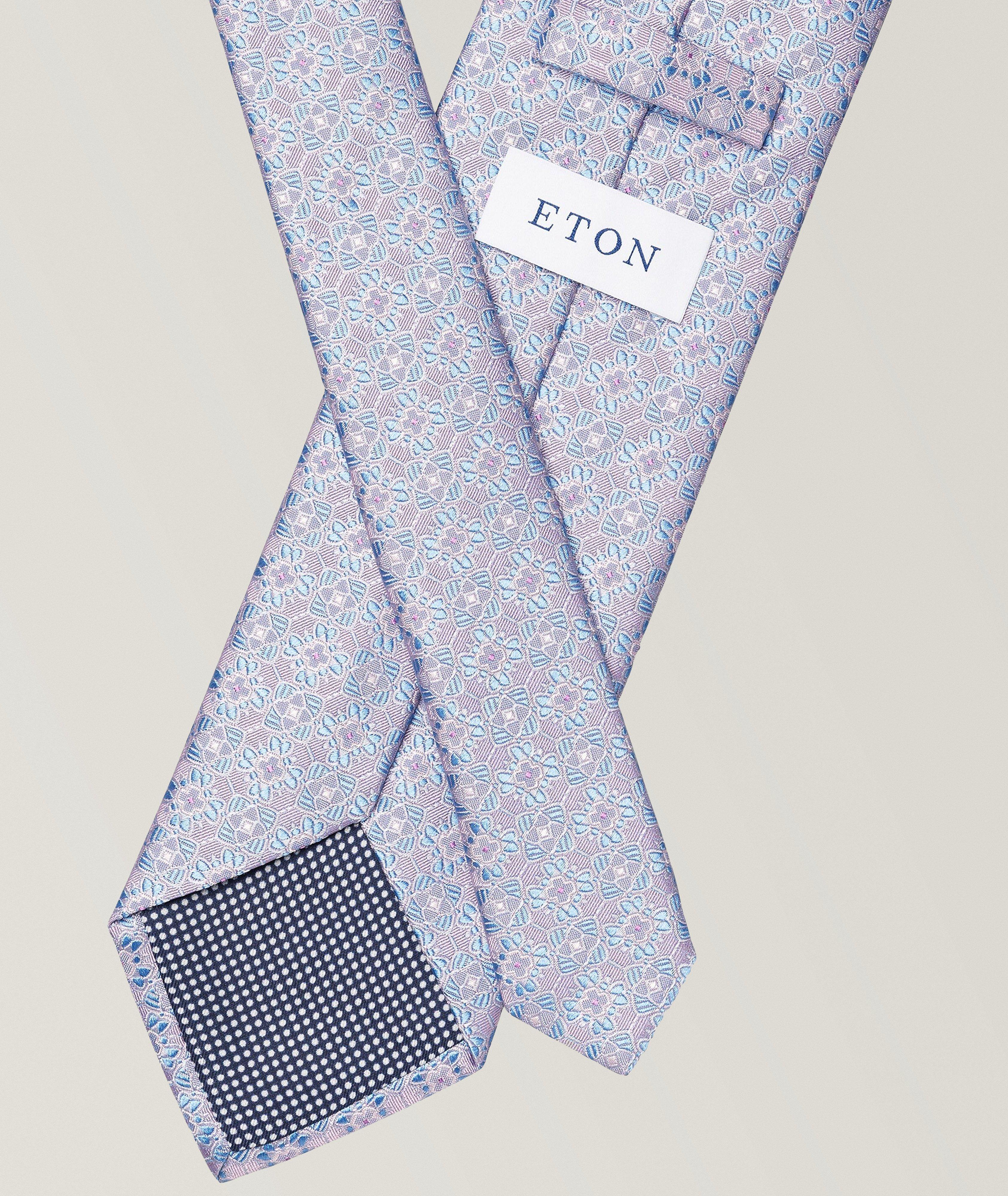 Floral Woven Silk Tie image 1