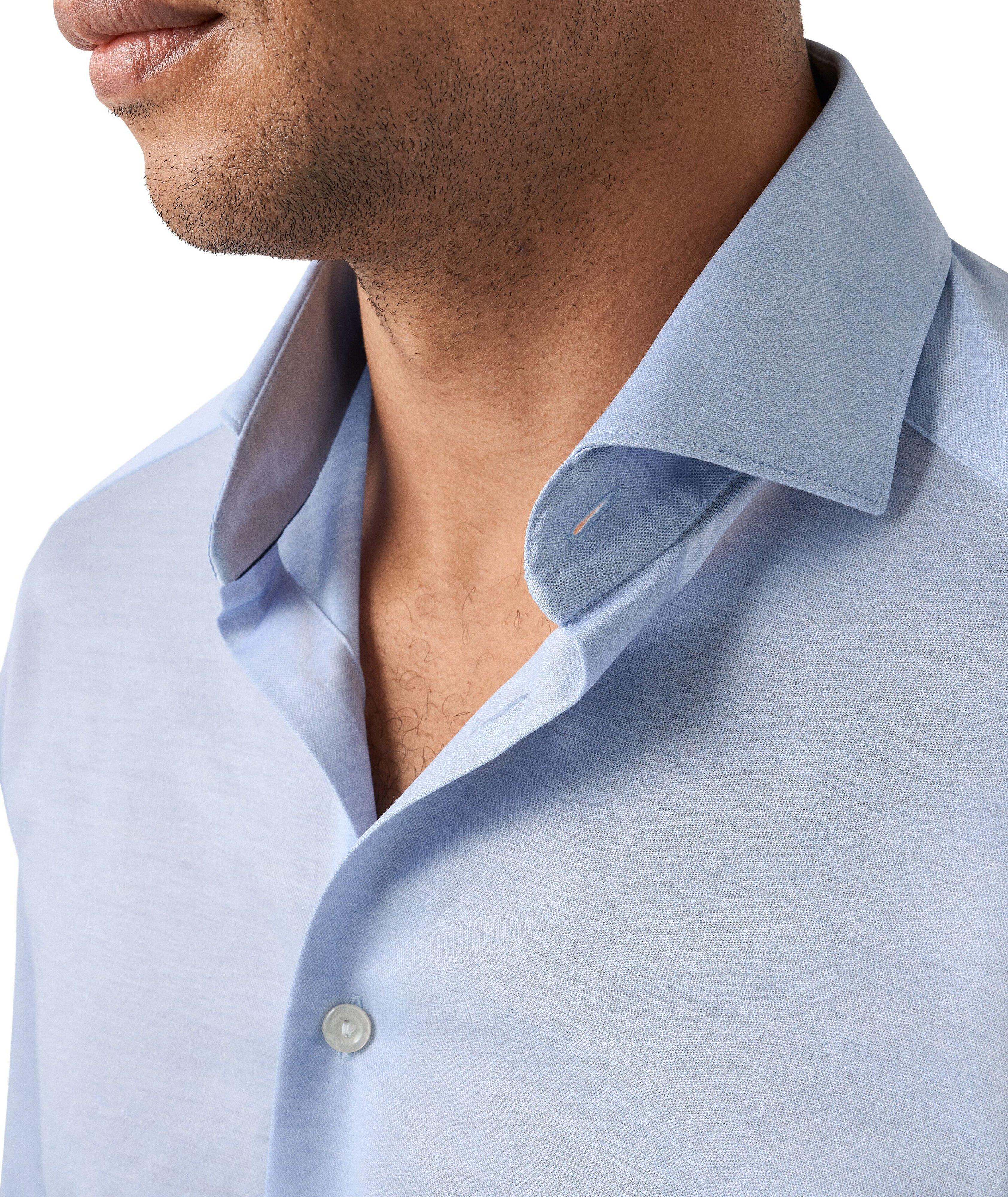 Slim-Fit Filo di Scozia Oxford Shirt image 4