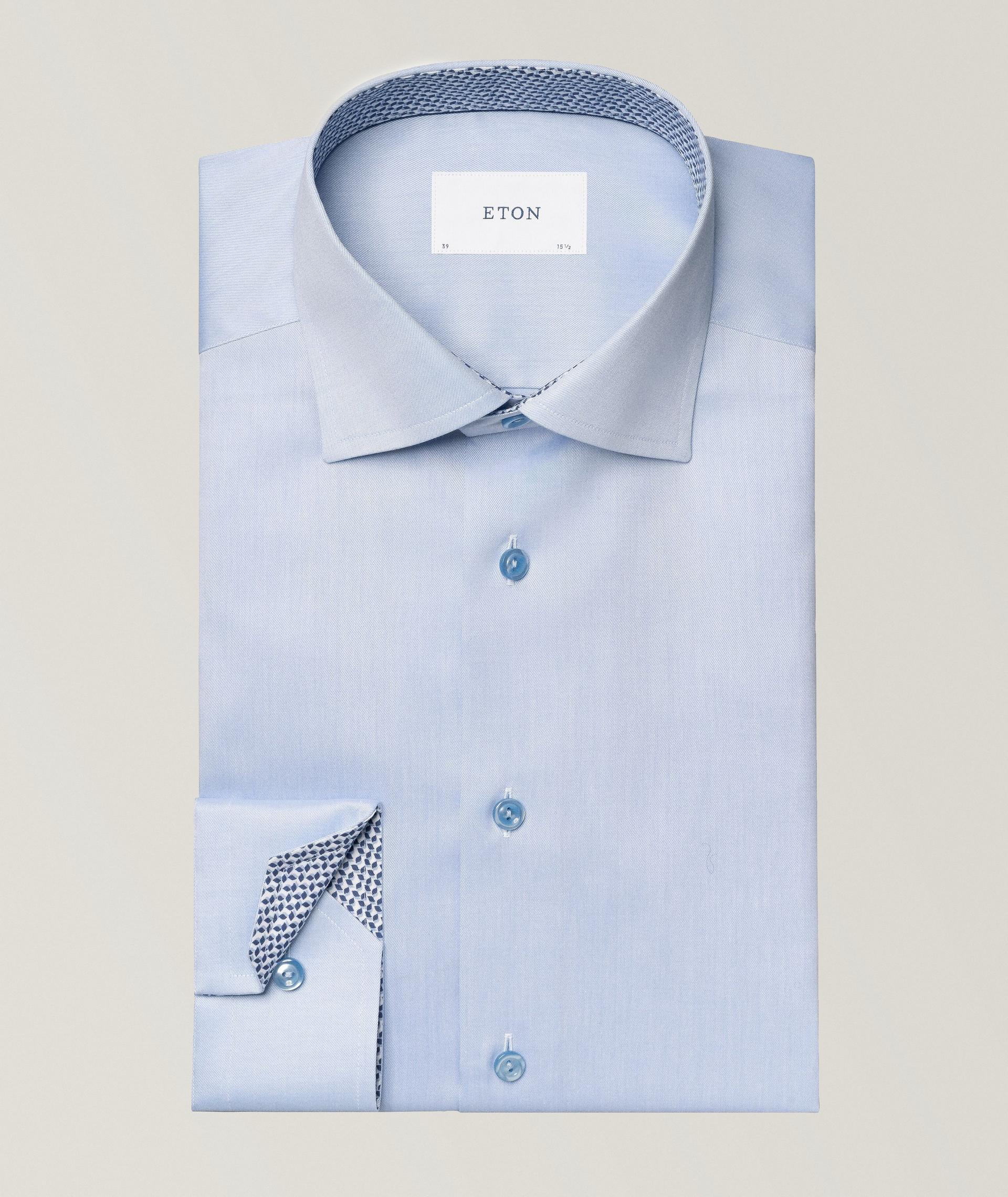 Slim-Fit Signature Twill Dress Shirt image 0