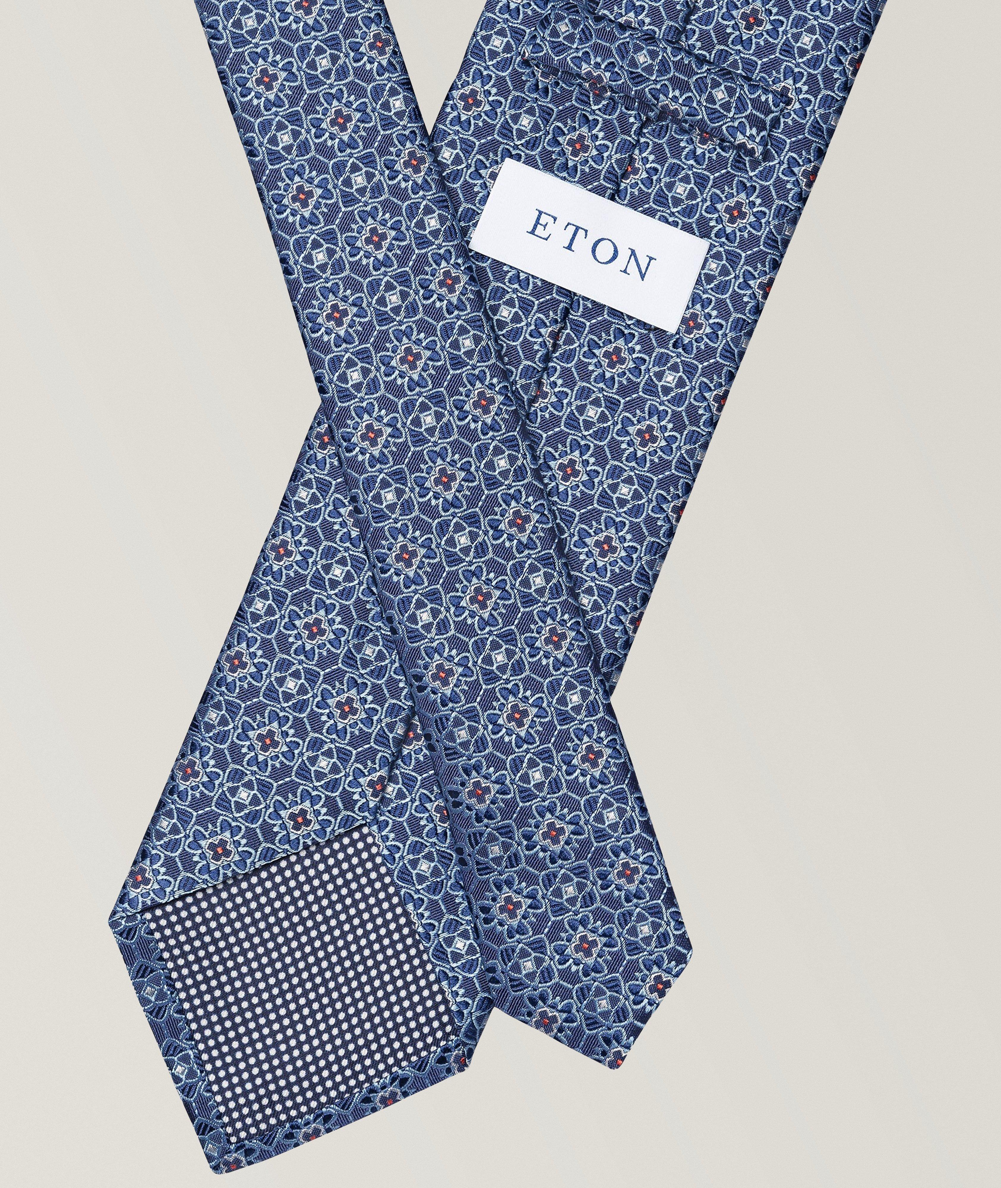 Floral Woven Silk Tie image 1