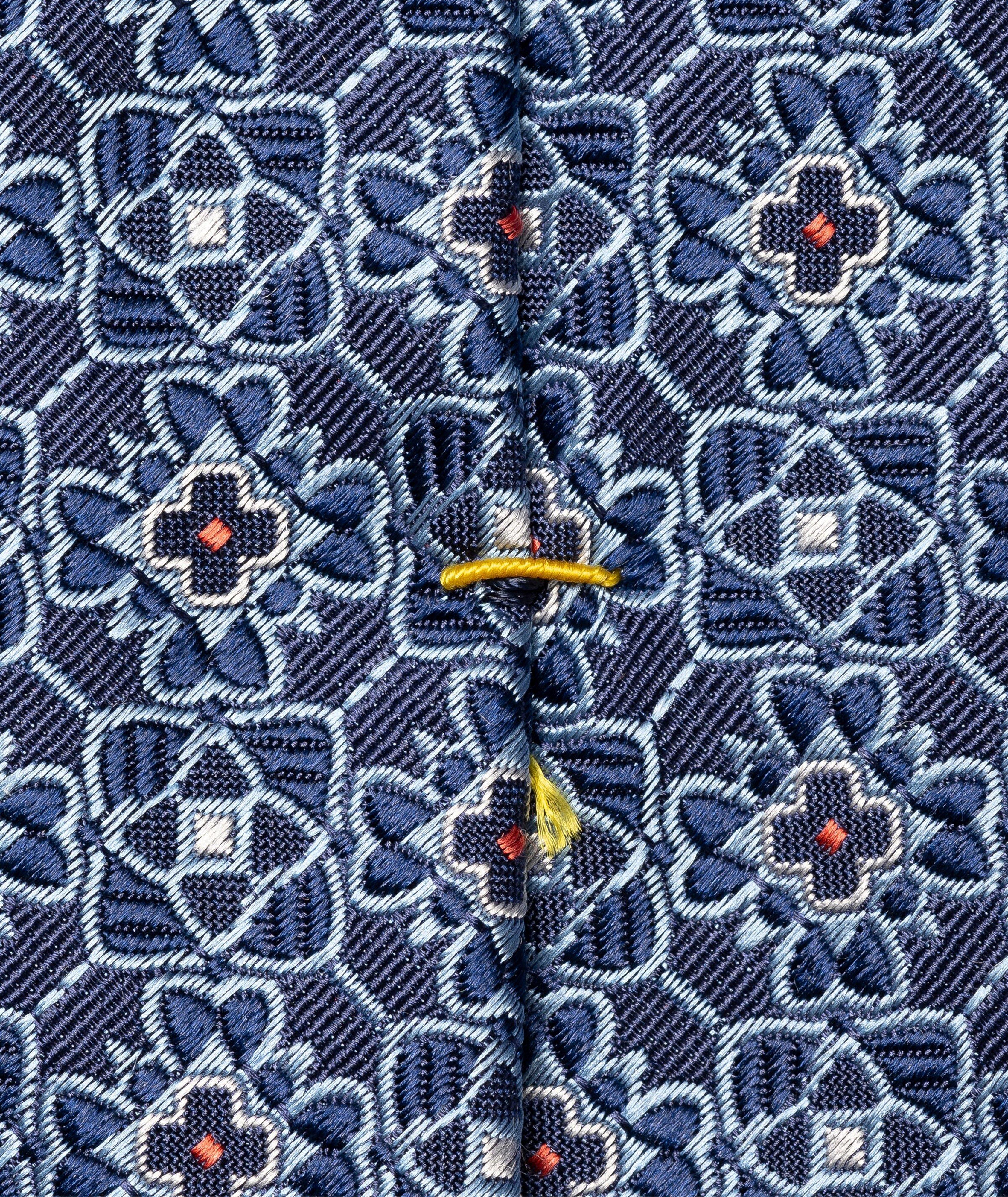 Floral Woven Silk Tie image 2