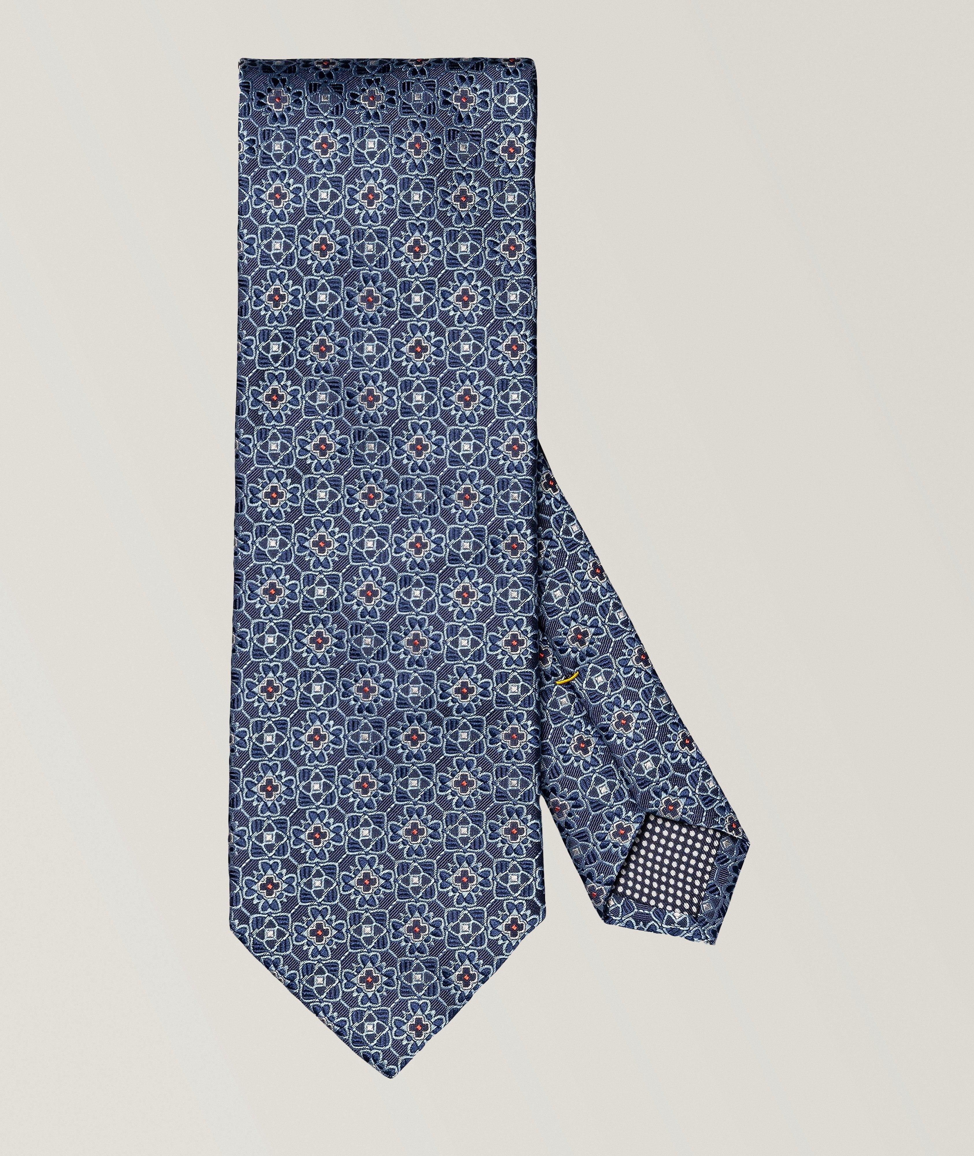 Floral Woven Silk Tie image 0