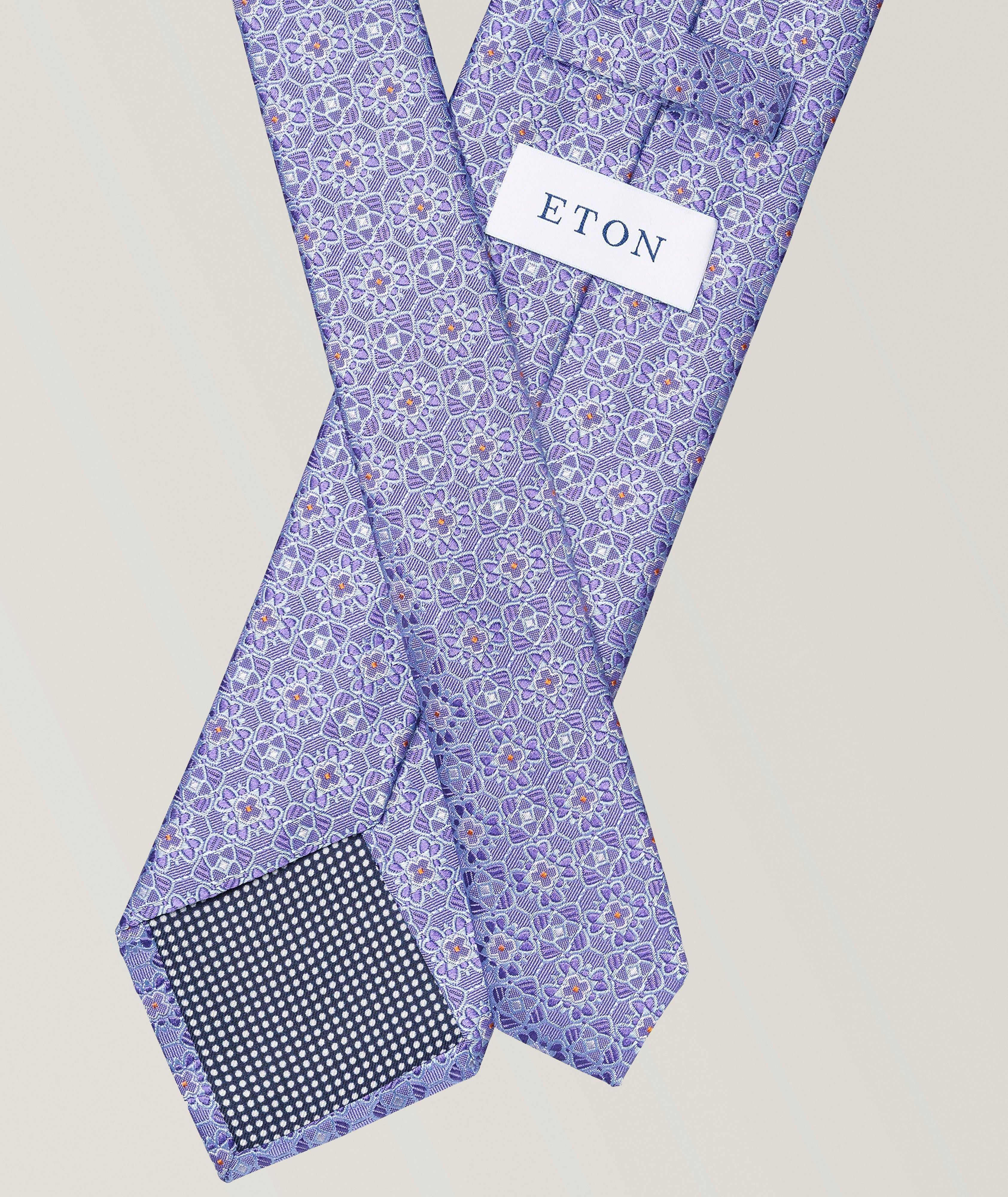 Floral Woven Silk Tie image 1