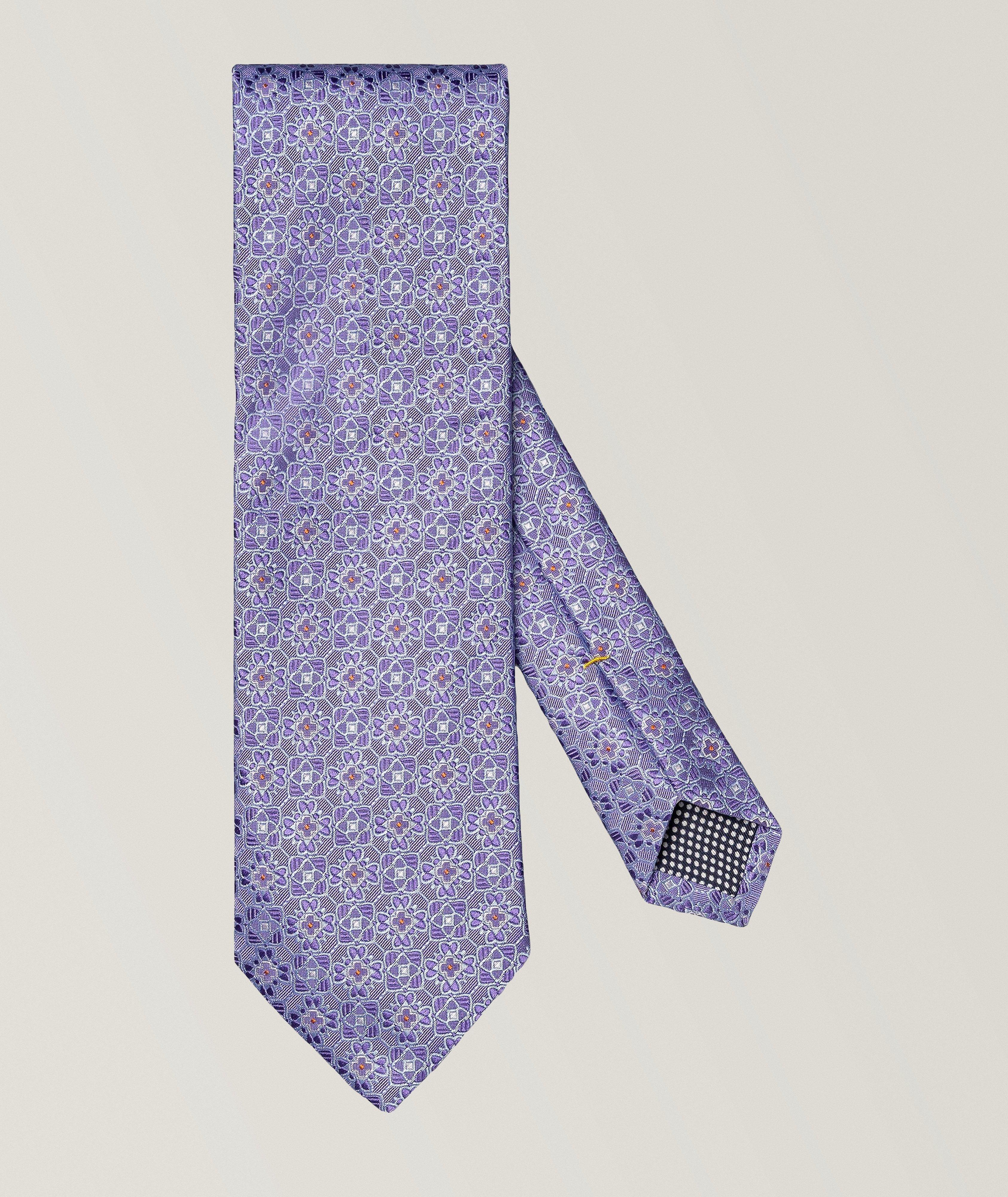 Floral Woven Silk Tie image 0