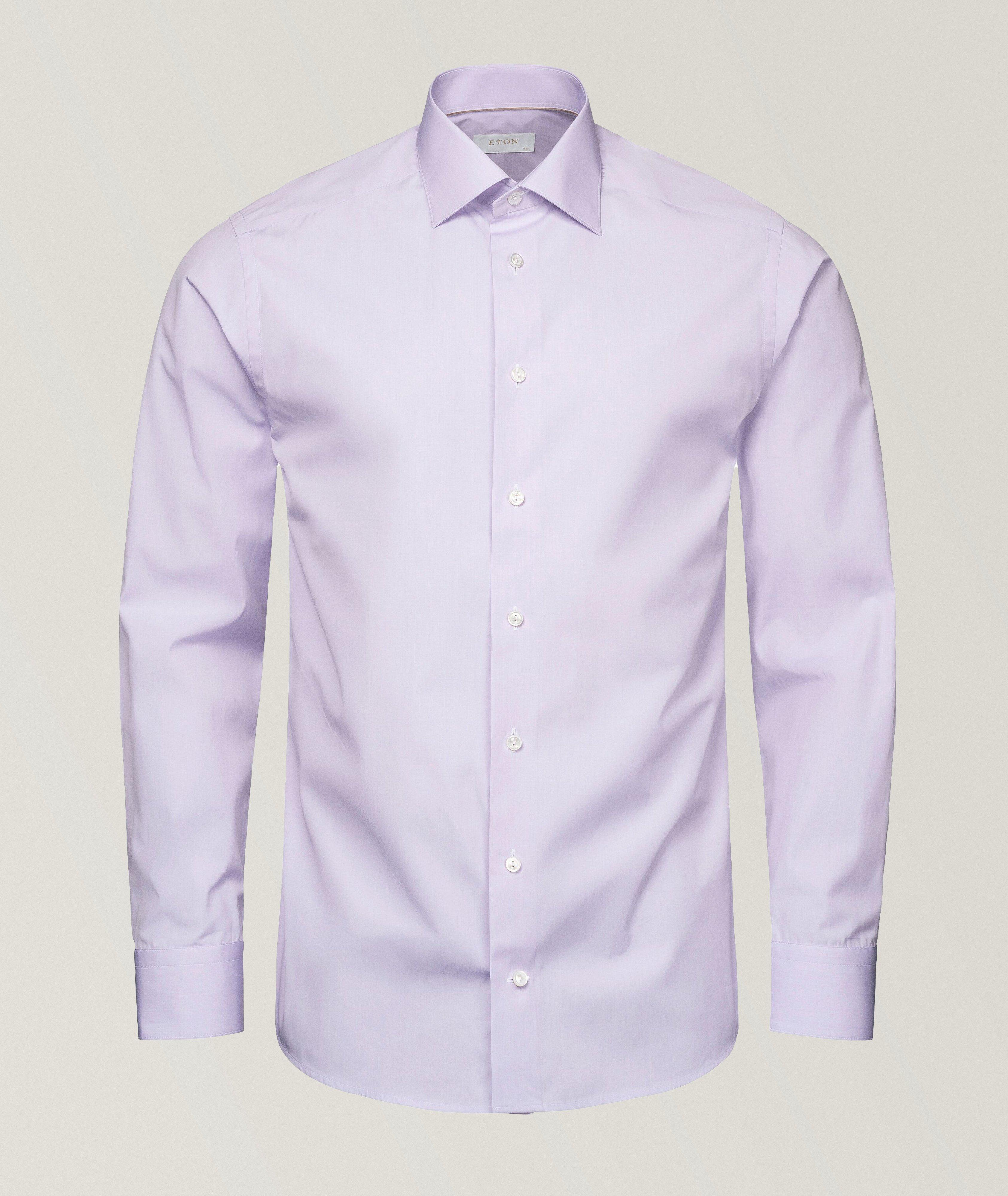 Slim-Fit Elevated Poplin Dress Shirt image 1