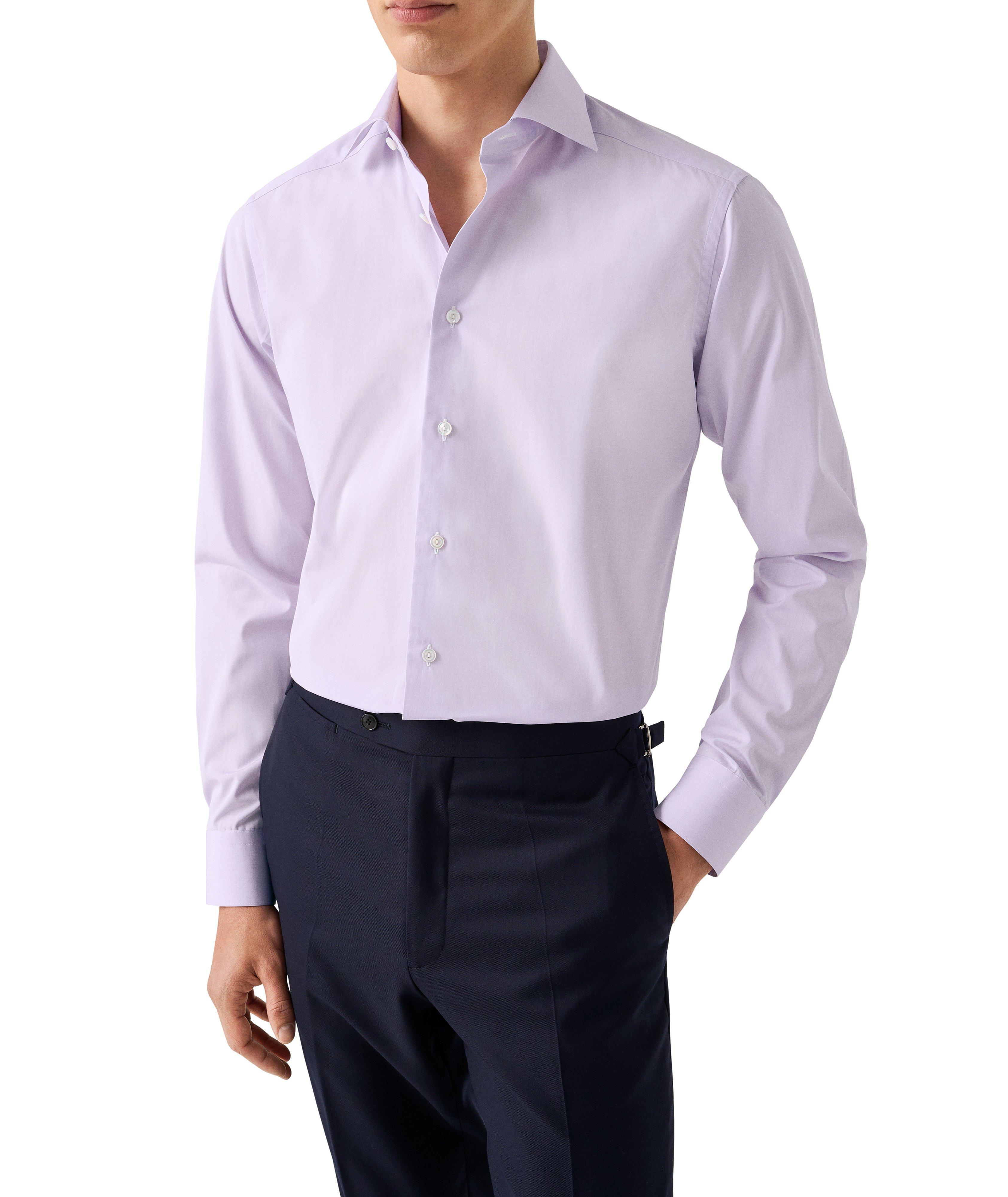 Slim-Fit Elevated Poplin Dress Shirt image 2