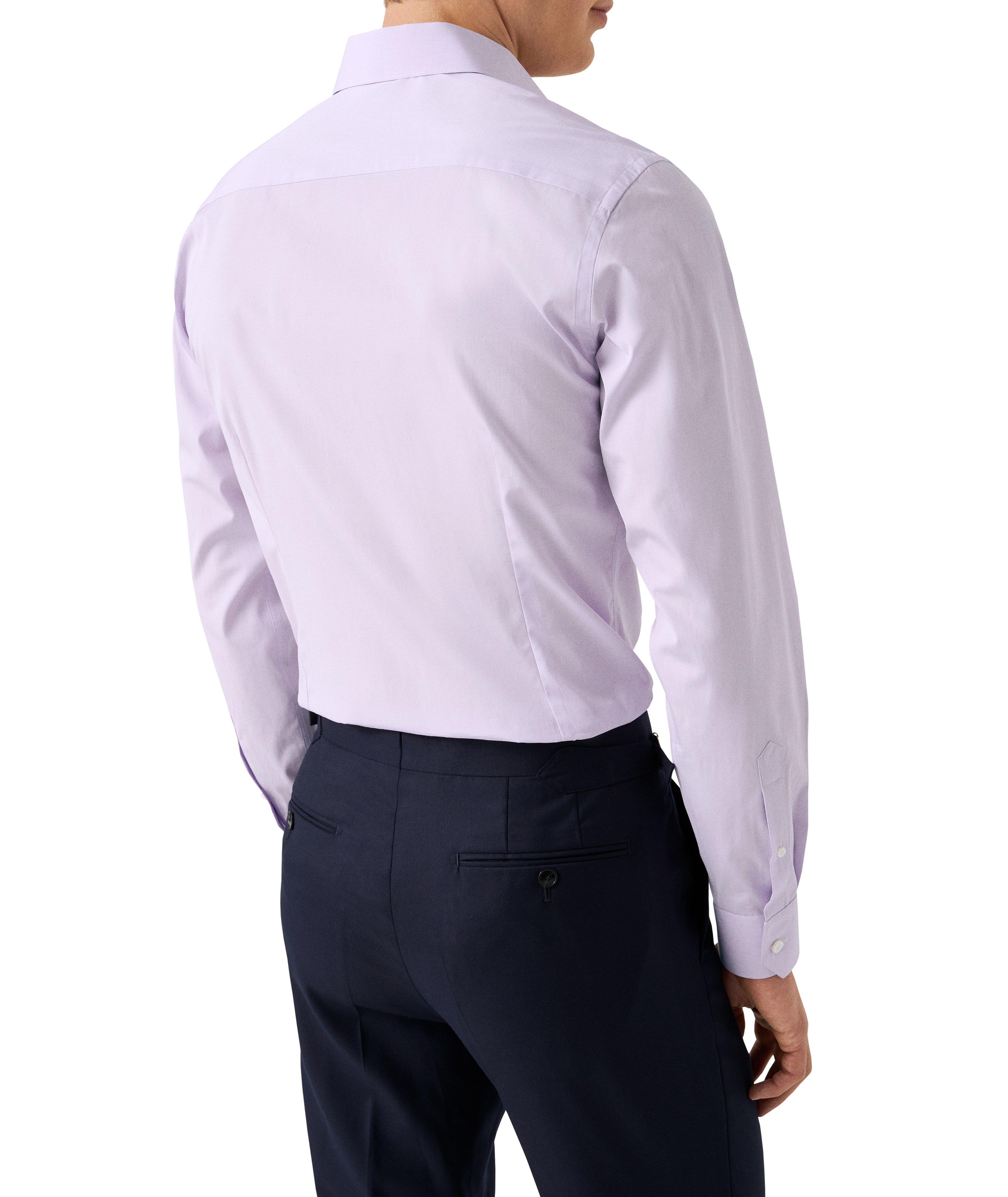 Slim-Fit Elevated Poplin Dress Shirt image 3