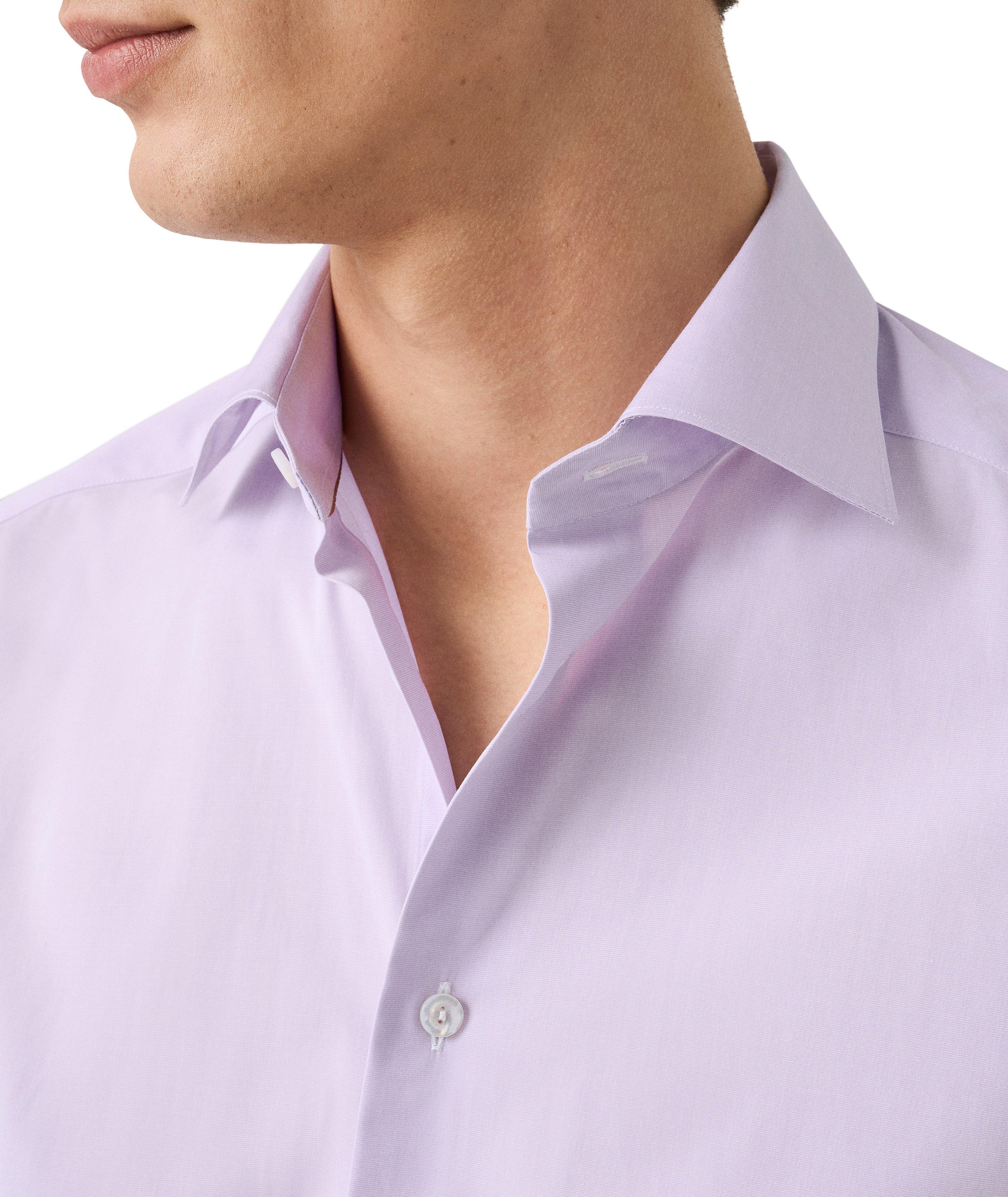 Slim-Fit Elevated Poplin Dress Shirt image 4