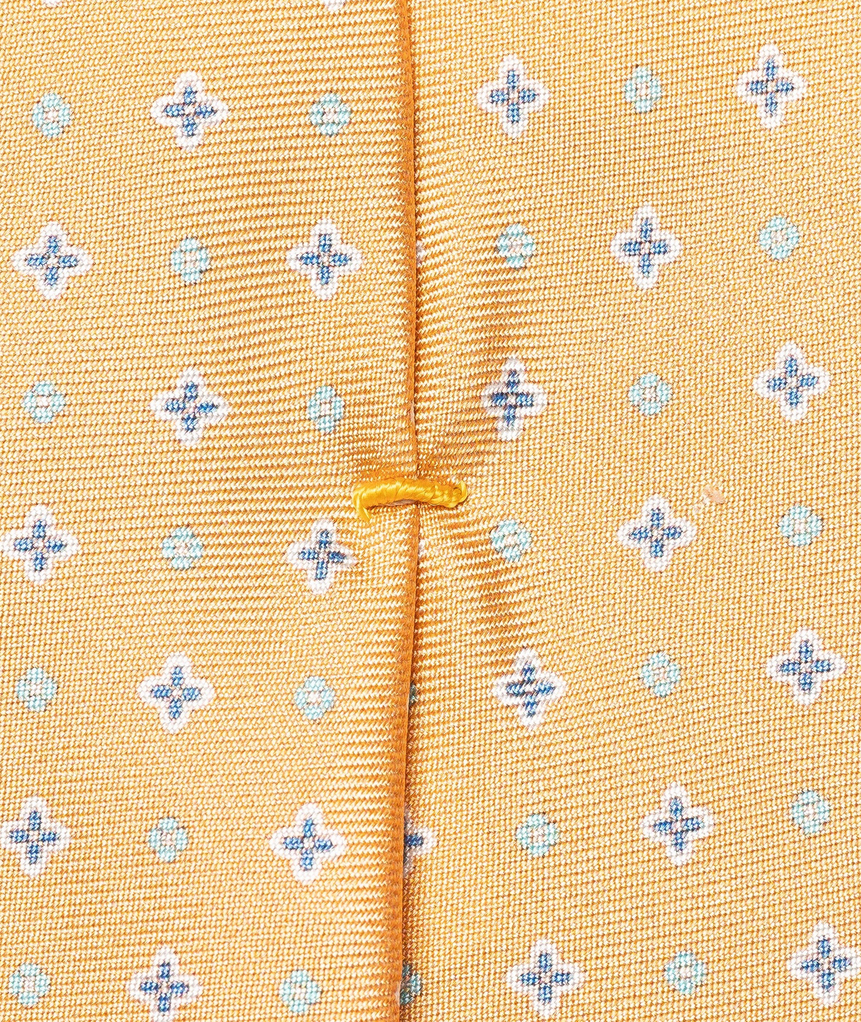 Micro-Floral Silk Tie image 1