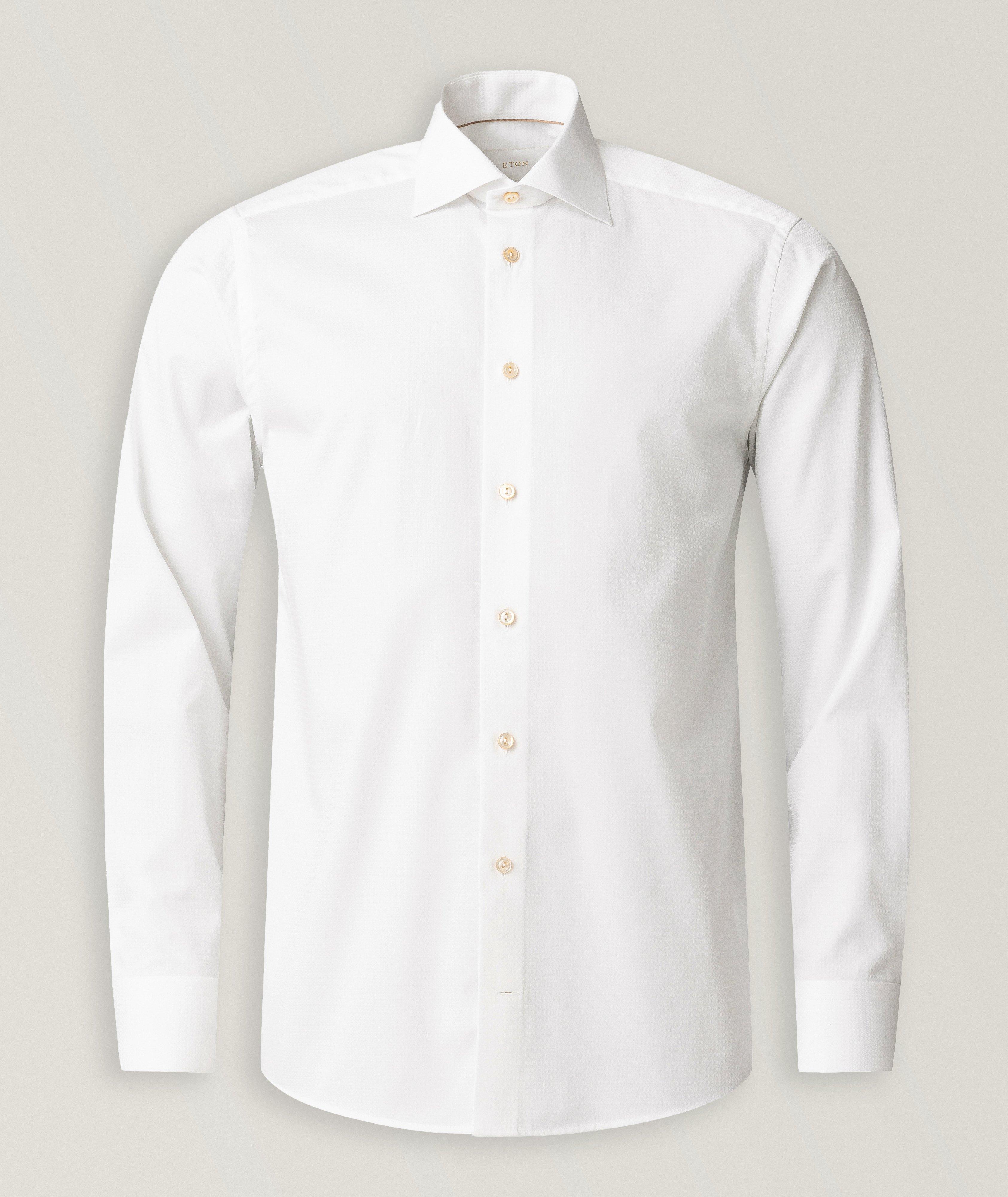 Contemporary-Fit Elevated Piqué Dress Shirt image 1