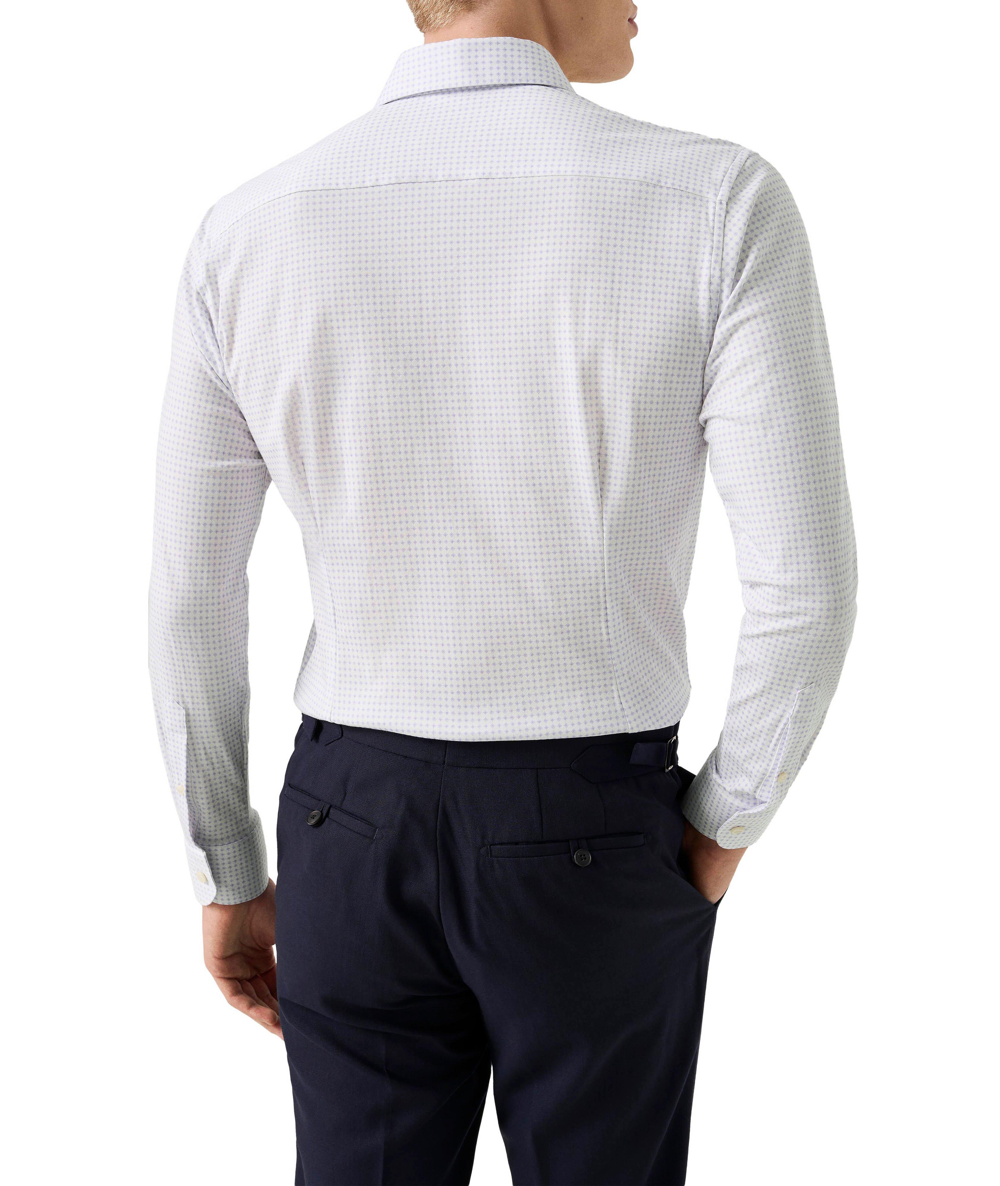 Chemise habillée en tissu extensible 4Flex à motif géométrique image 3