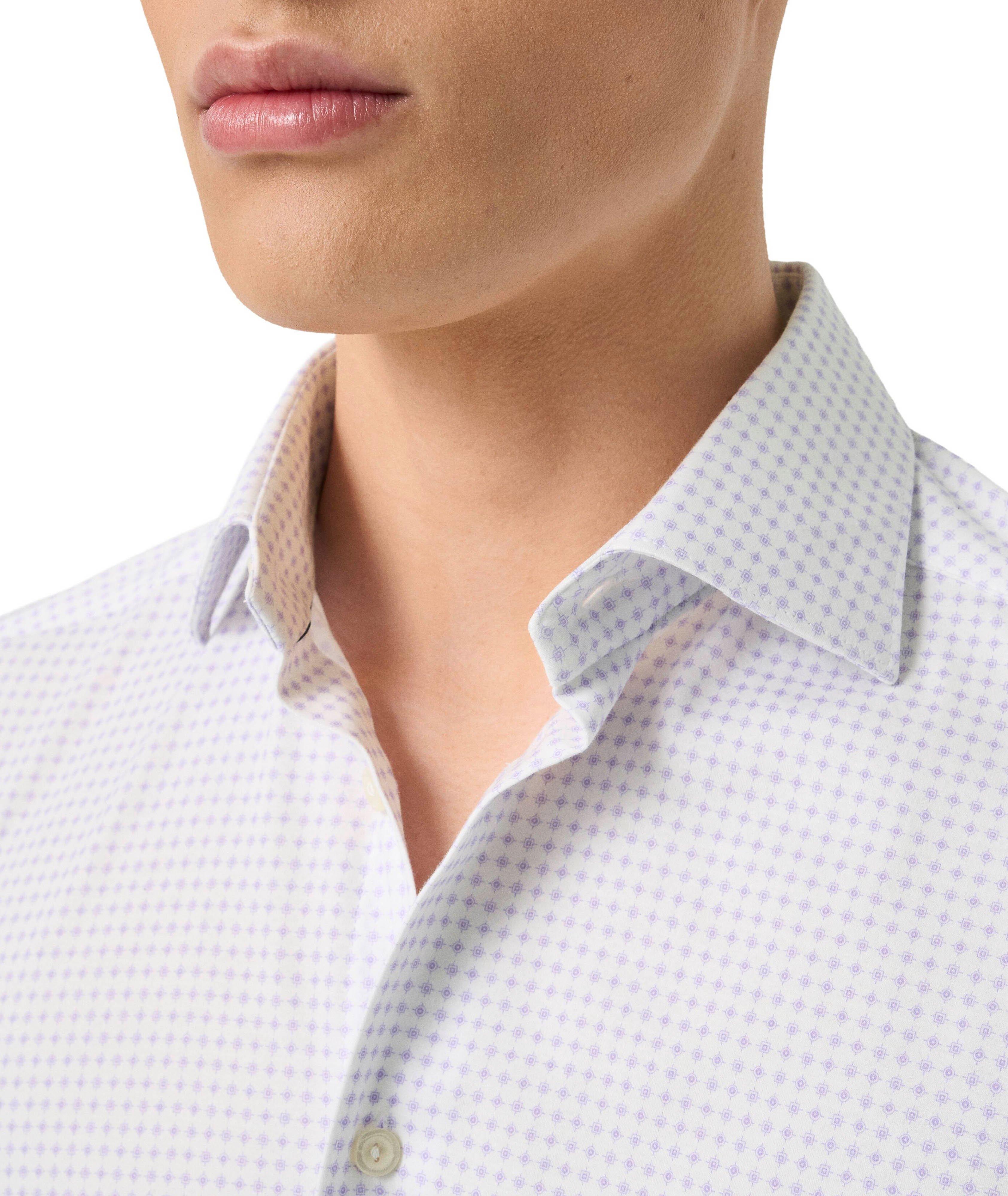 Chemise habillée en tissu extensible 4Flex à motif géométrique image 4