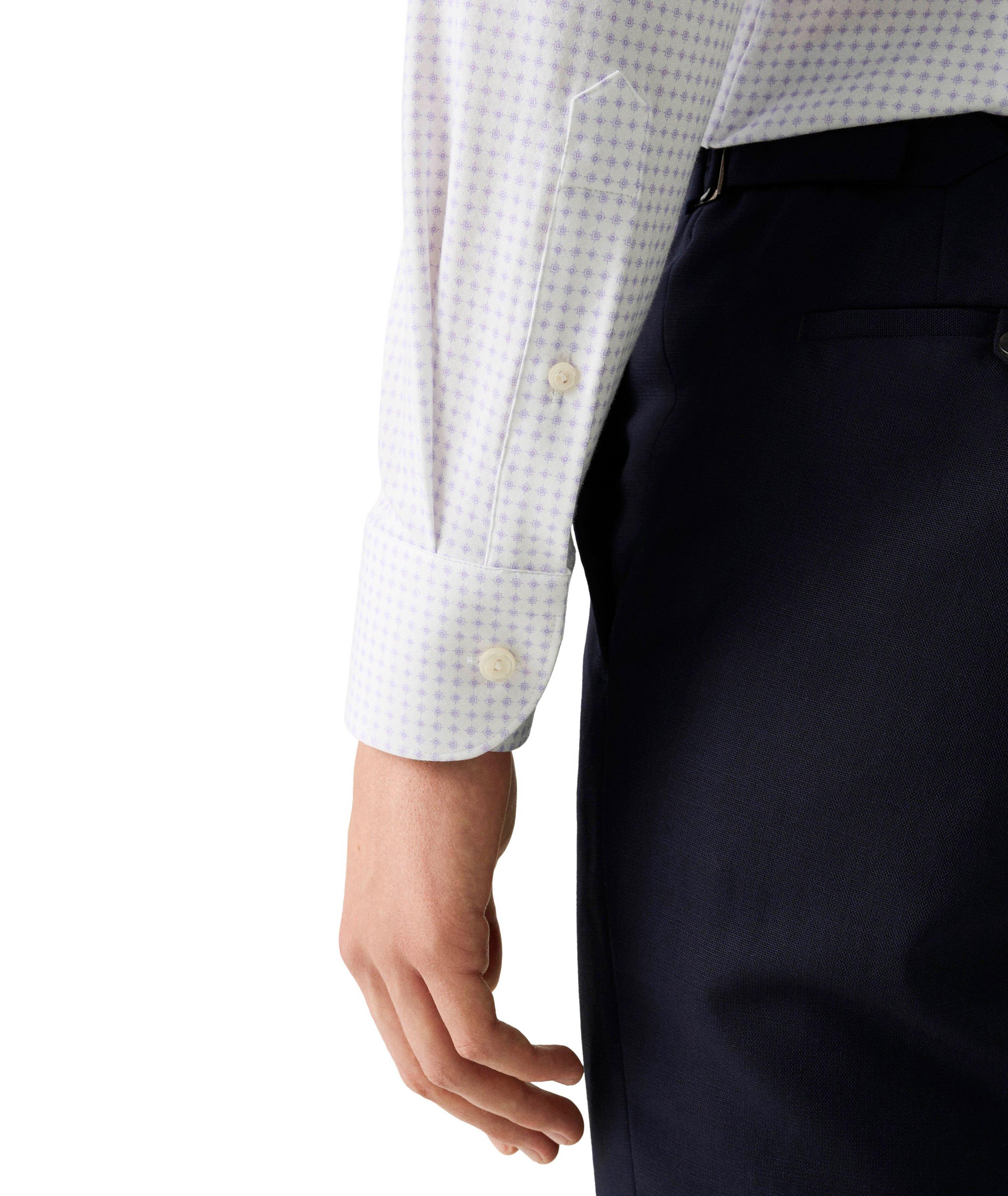 Chemise habillée en tissu extensible 4Flex à motif géométrique image 5