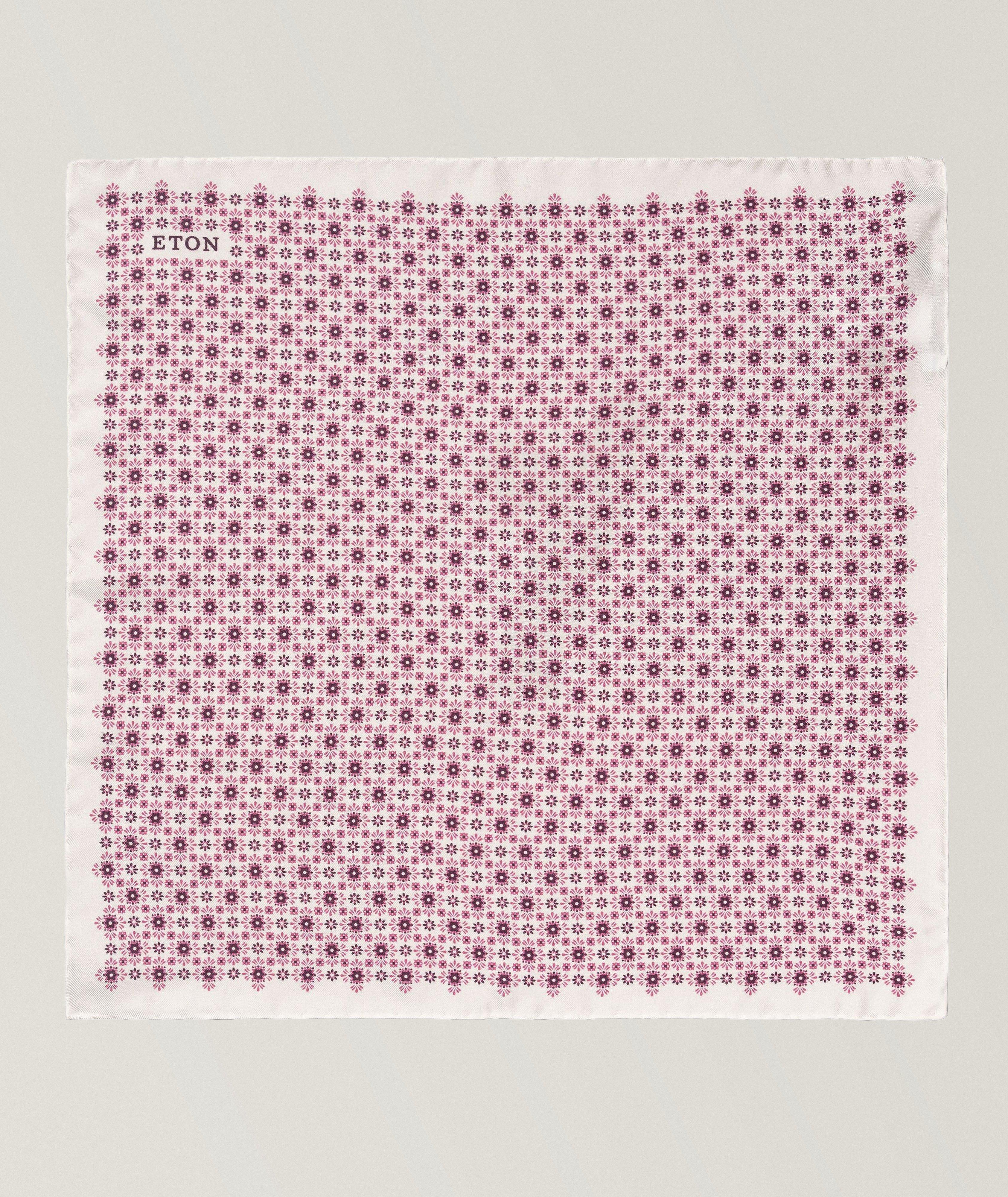 Geometric Silk Pocket Square image 1