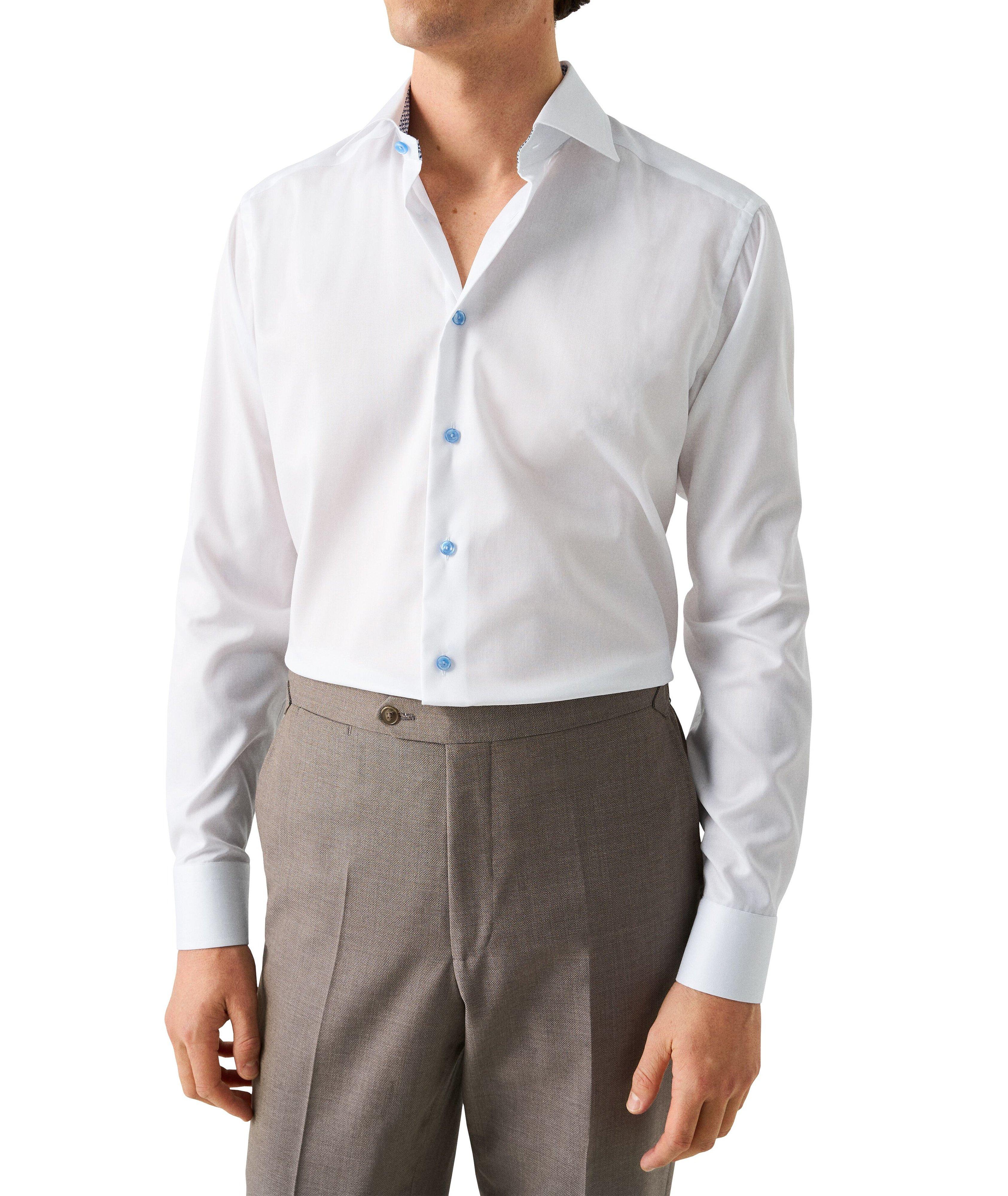 Contemporary-Fit Twill Dress Shirt image 2