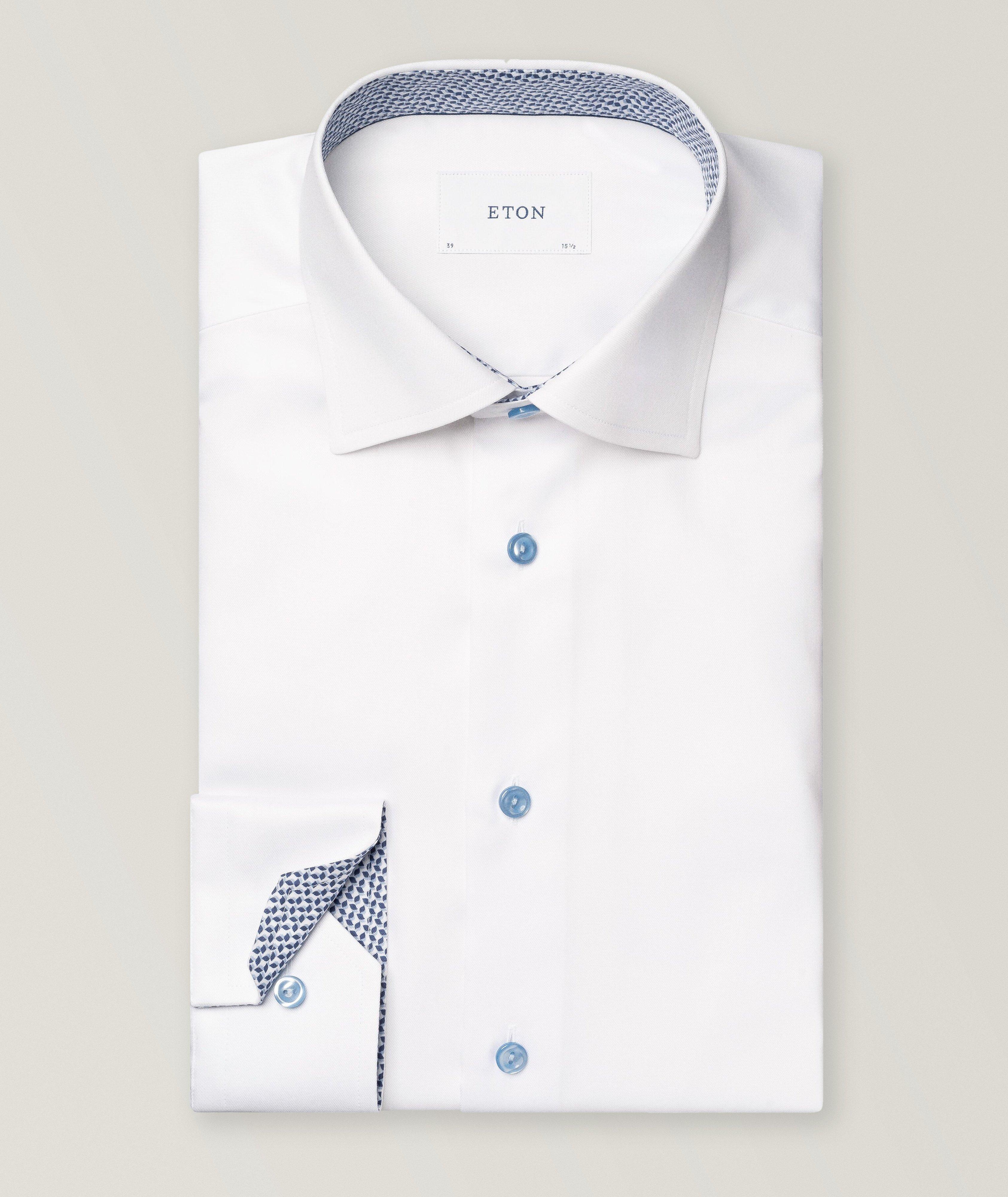 Contemporary-Fit Twill Dress Shirt image 0