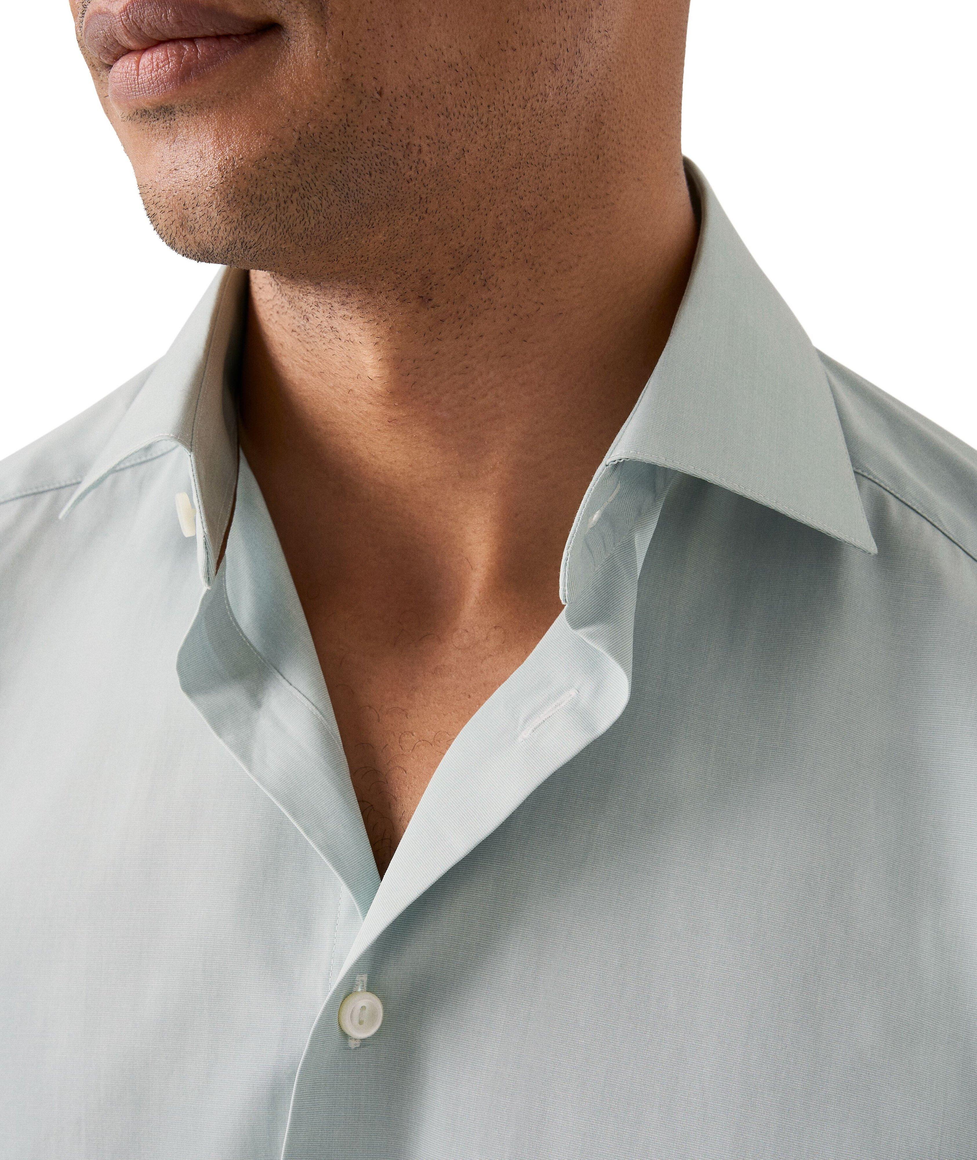 Slim-Fit Elevated Poplin Dress Shirt image 4
