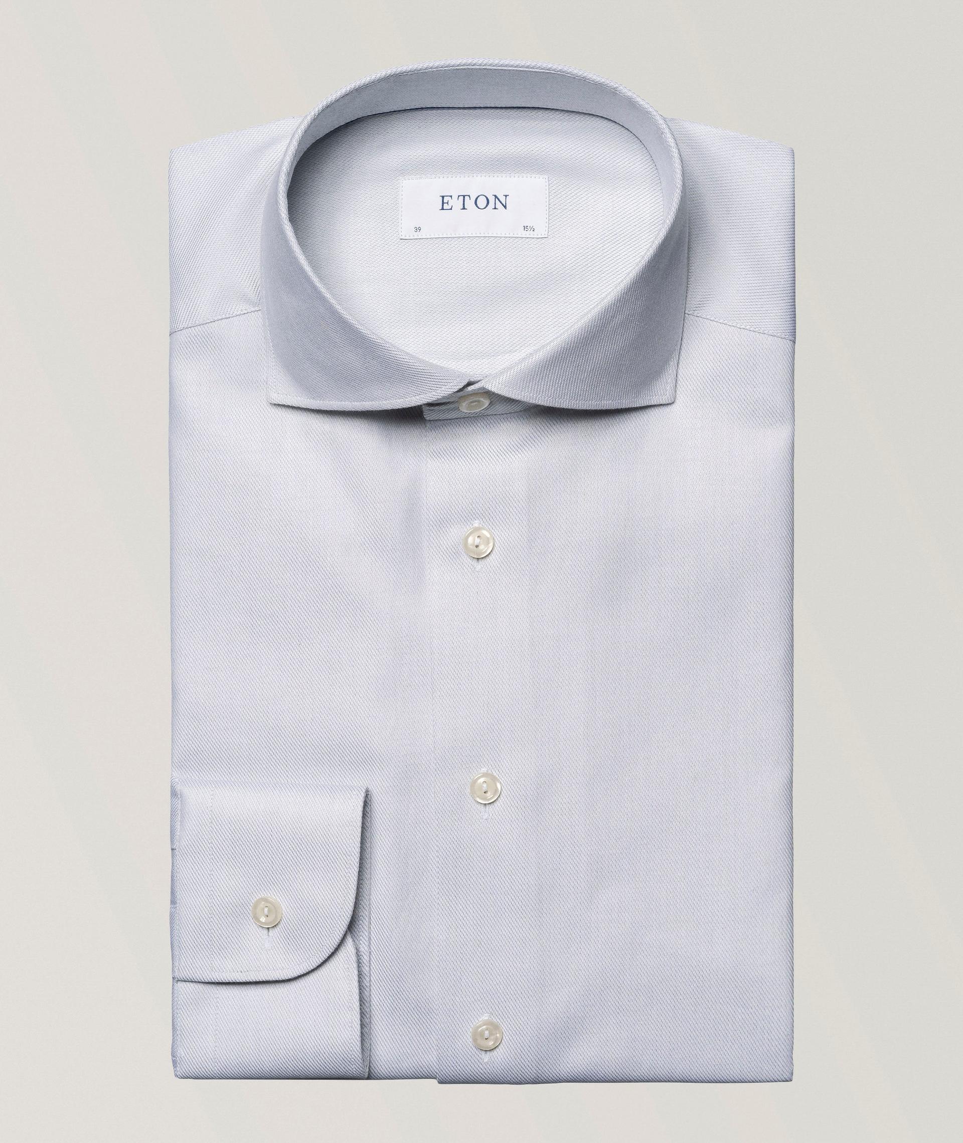 Chemise habillée en coton biologique de coupe amincie image 0