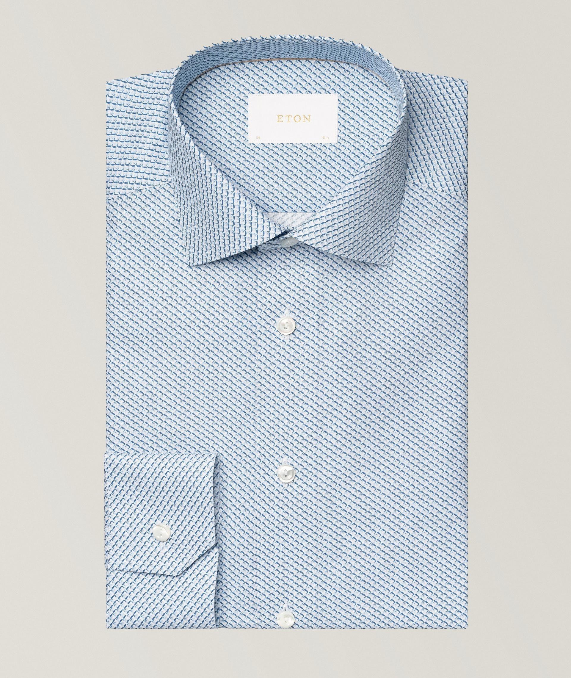 Contemporary-Fit Micro Dress Shirt image 0