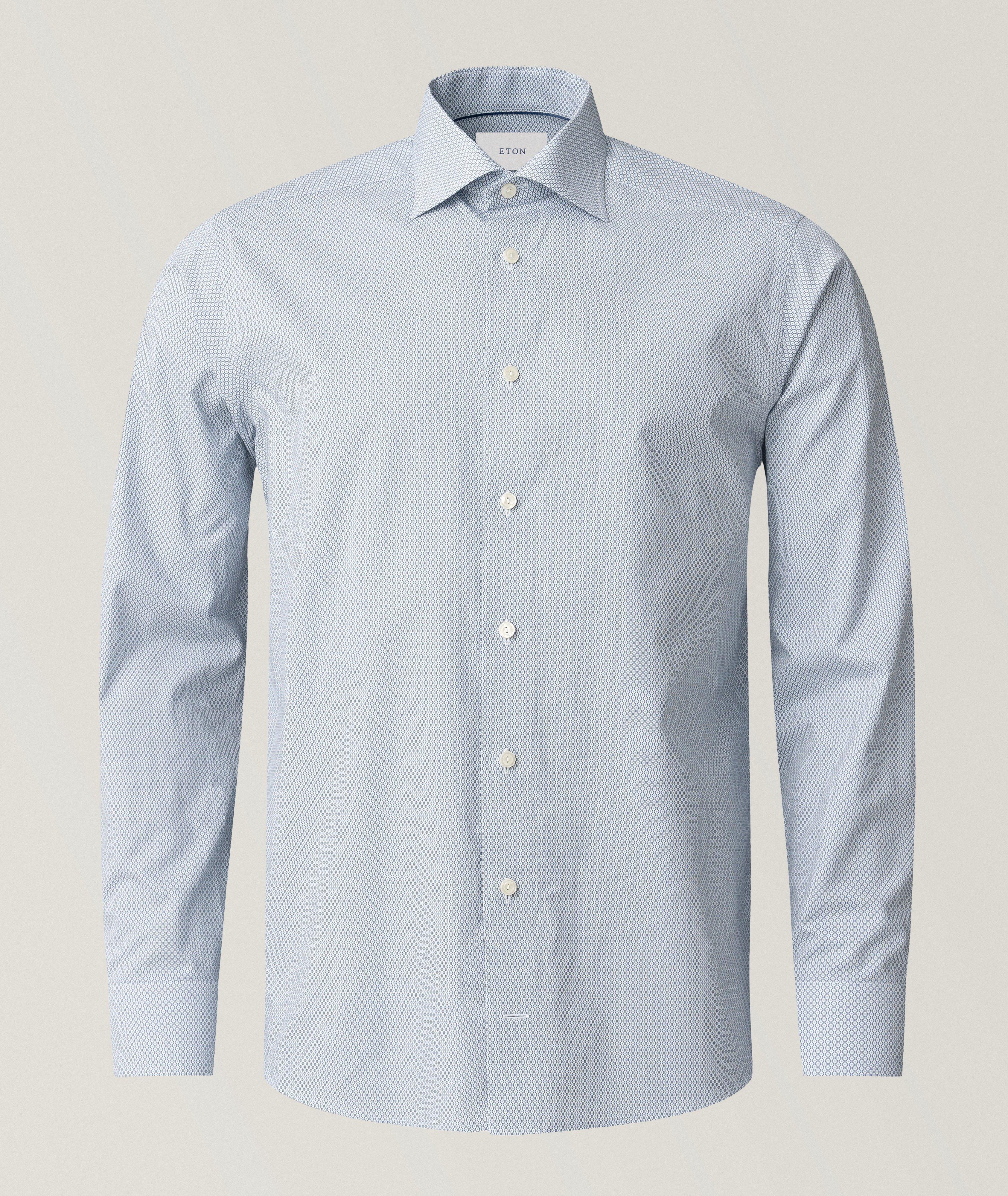 Contemporary-Fit Micro Dress Shirt image 1