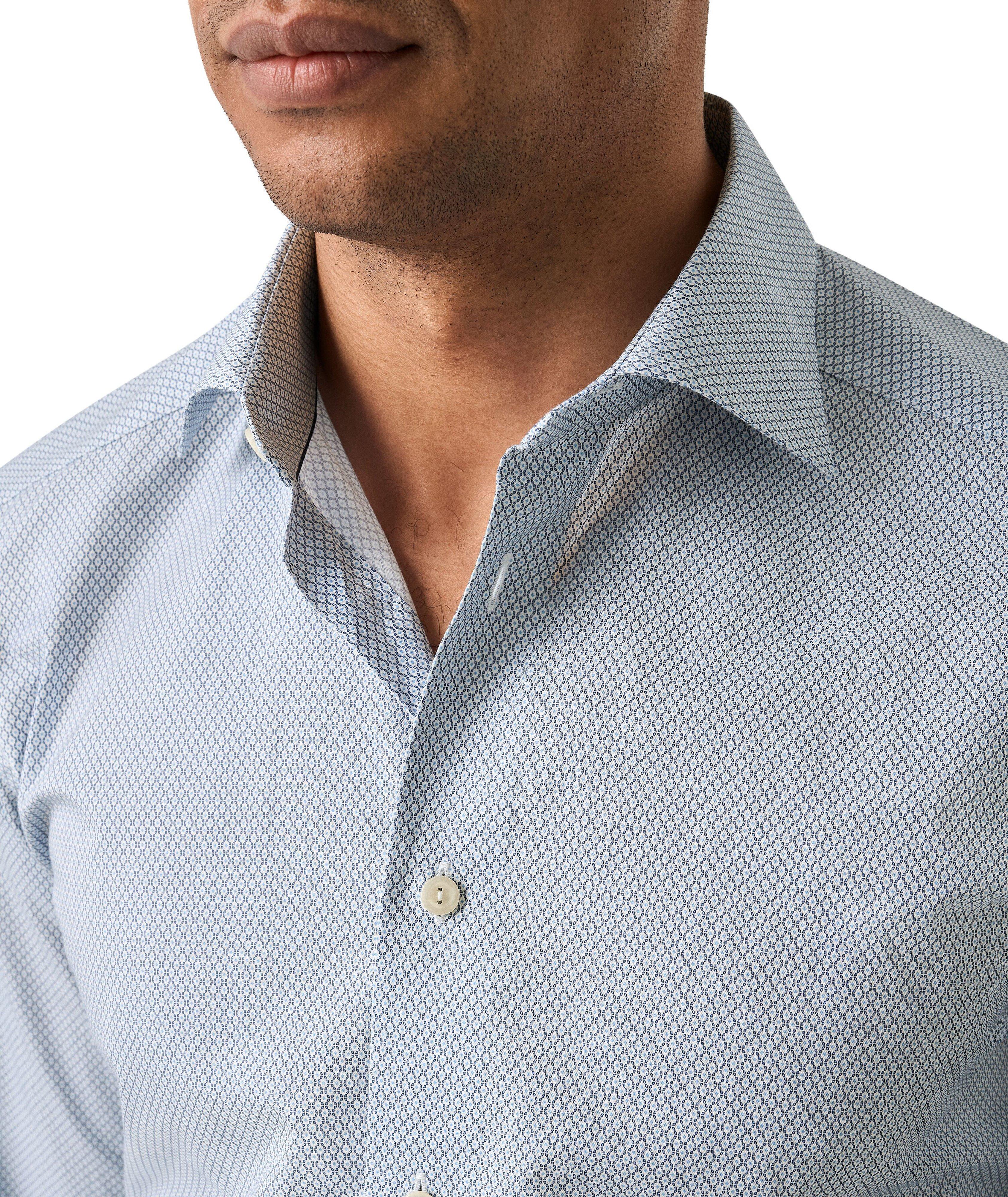 Contemporary-Fit Micro Dress Shirt image 3