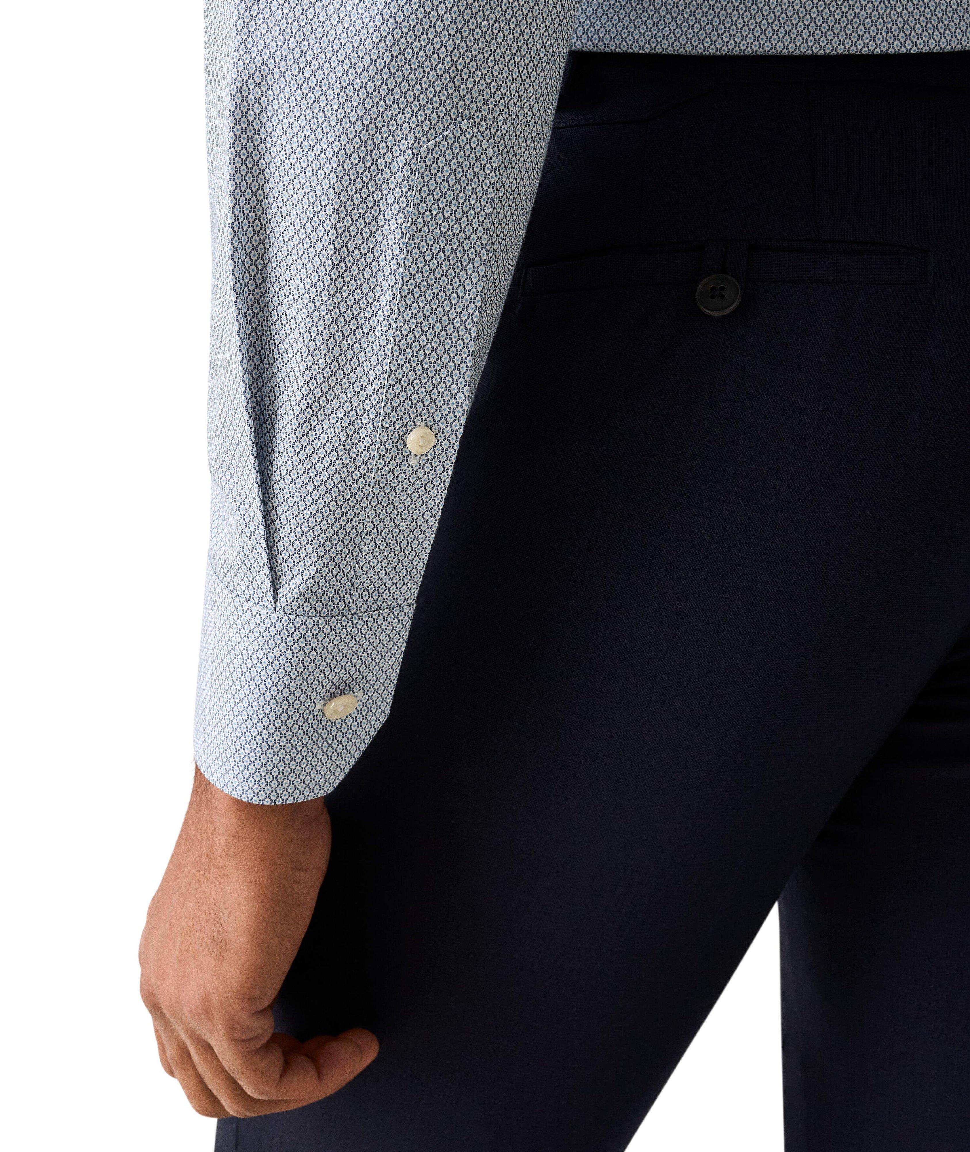 Contemporary-Fit Micro Dress Shirt image 4